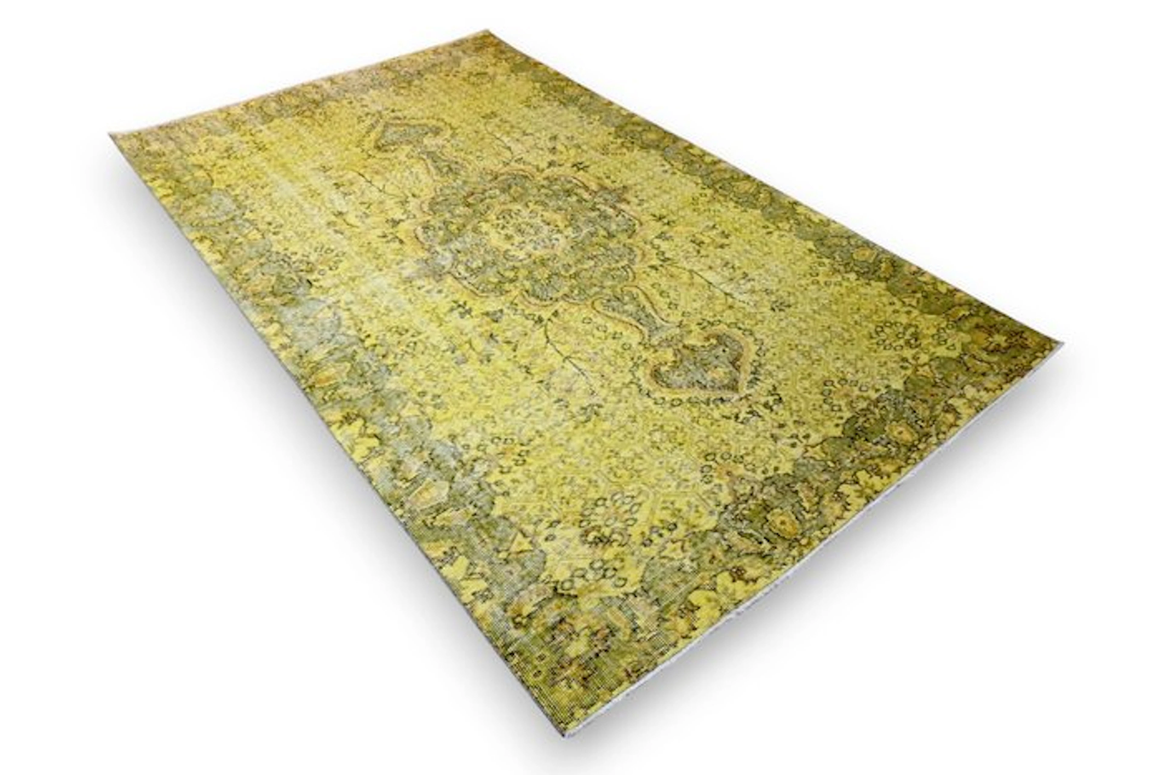 Yellow vintage - Rug - 255 cm - 160 cm - with certificate