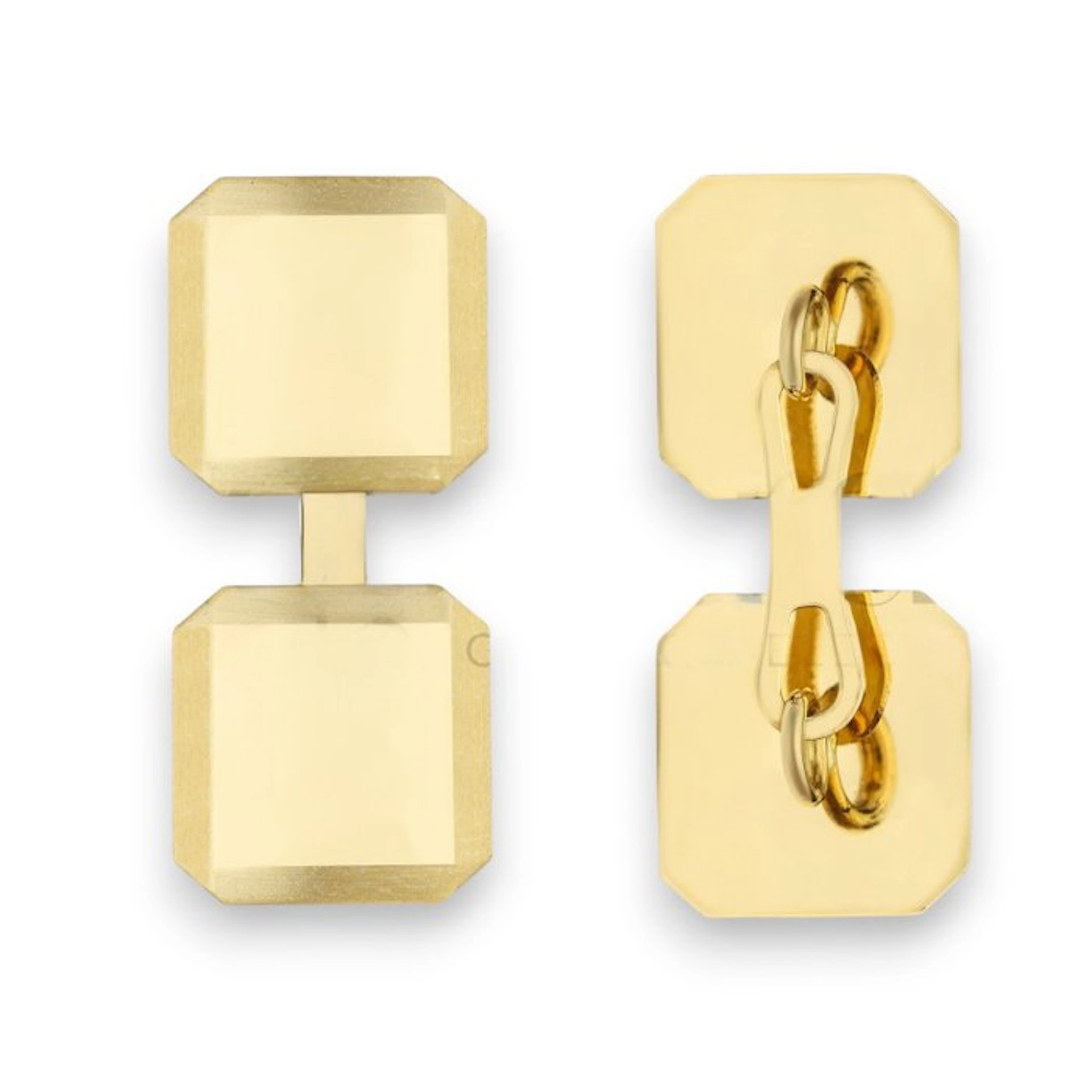 Cufflinks - 18 kt. Yellow gold - Cufflinks, 18k, 4g