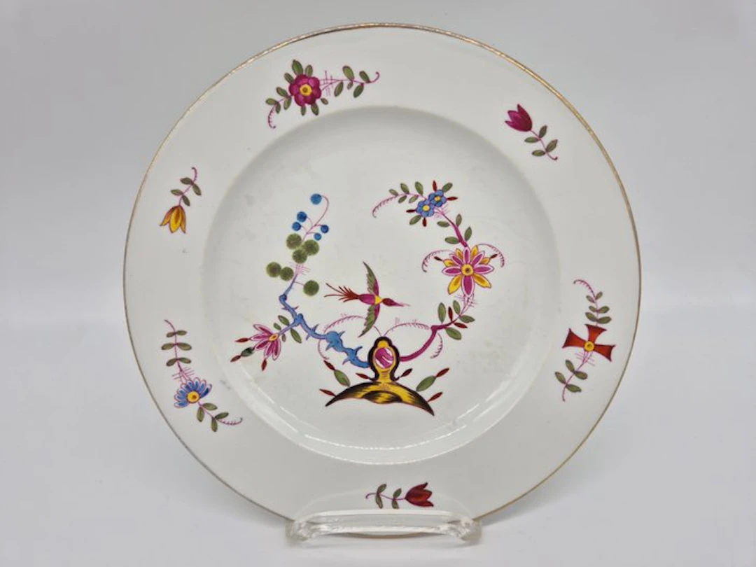 Meissen, Antiker Teller mit Kakiemon Malerei - Plate - Porcelain
