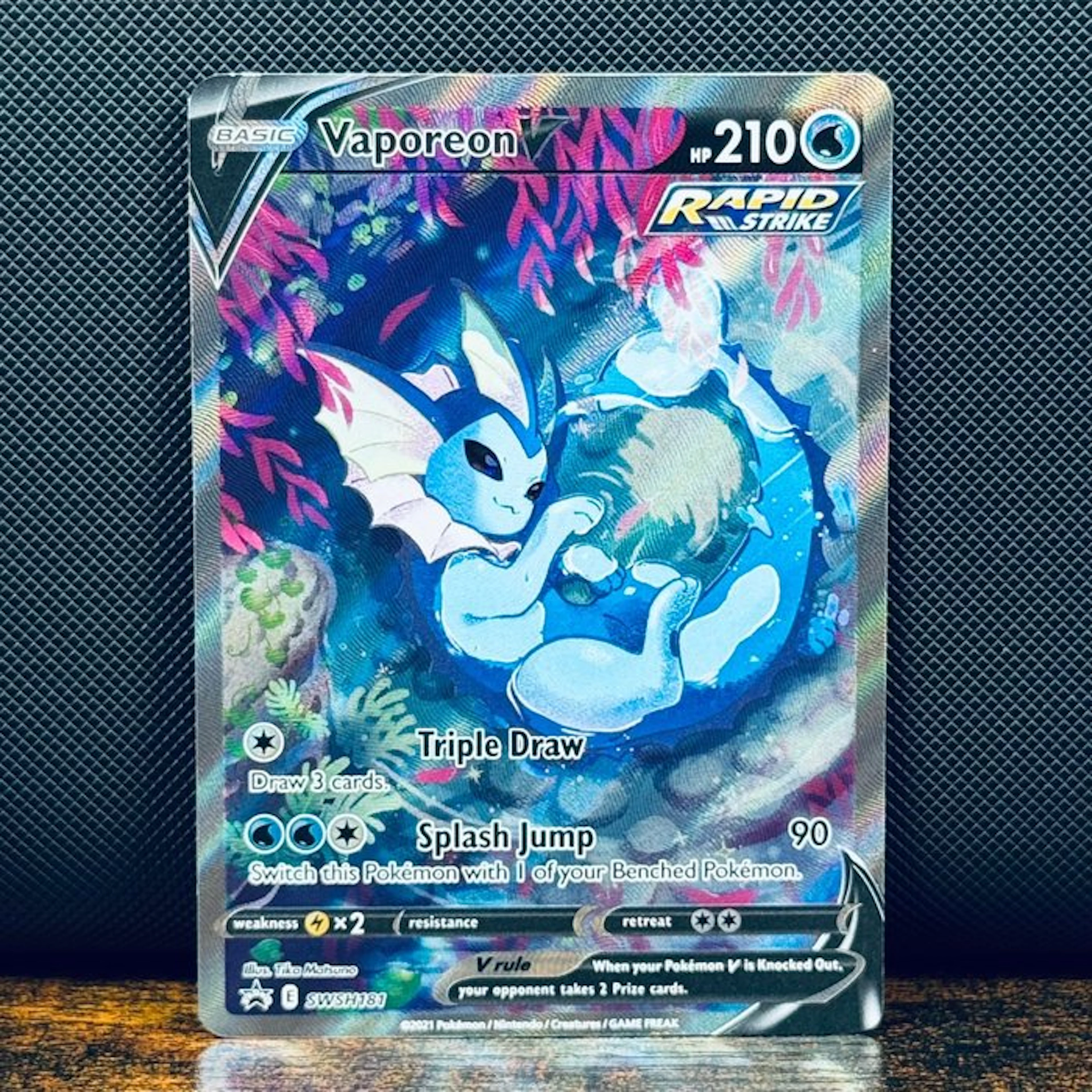 Pokémon Card - Vaporeon V SWSH181 – Pokémon