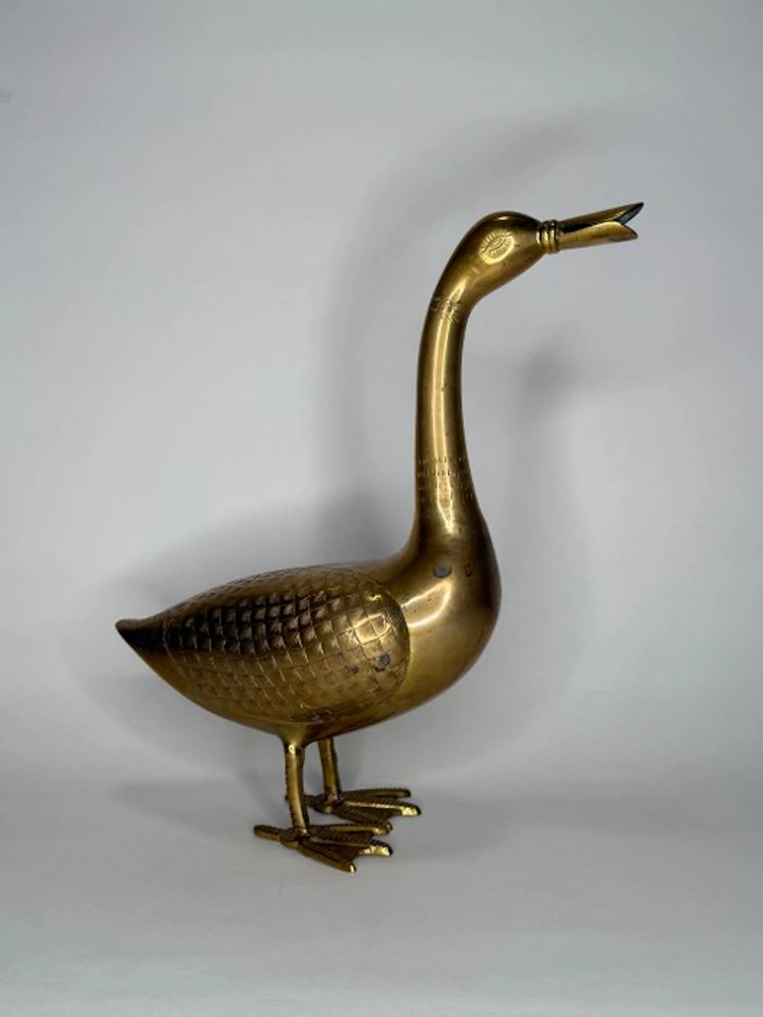 Sculpture, Hand gegraveerd - 35 cm - Brass - 1970