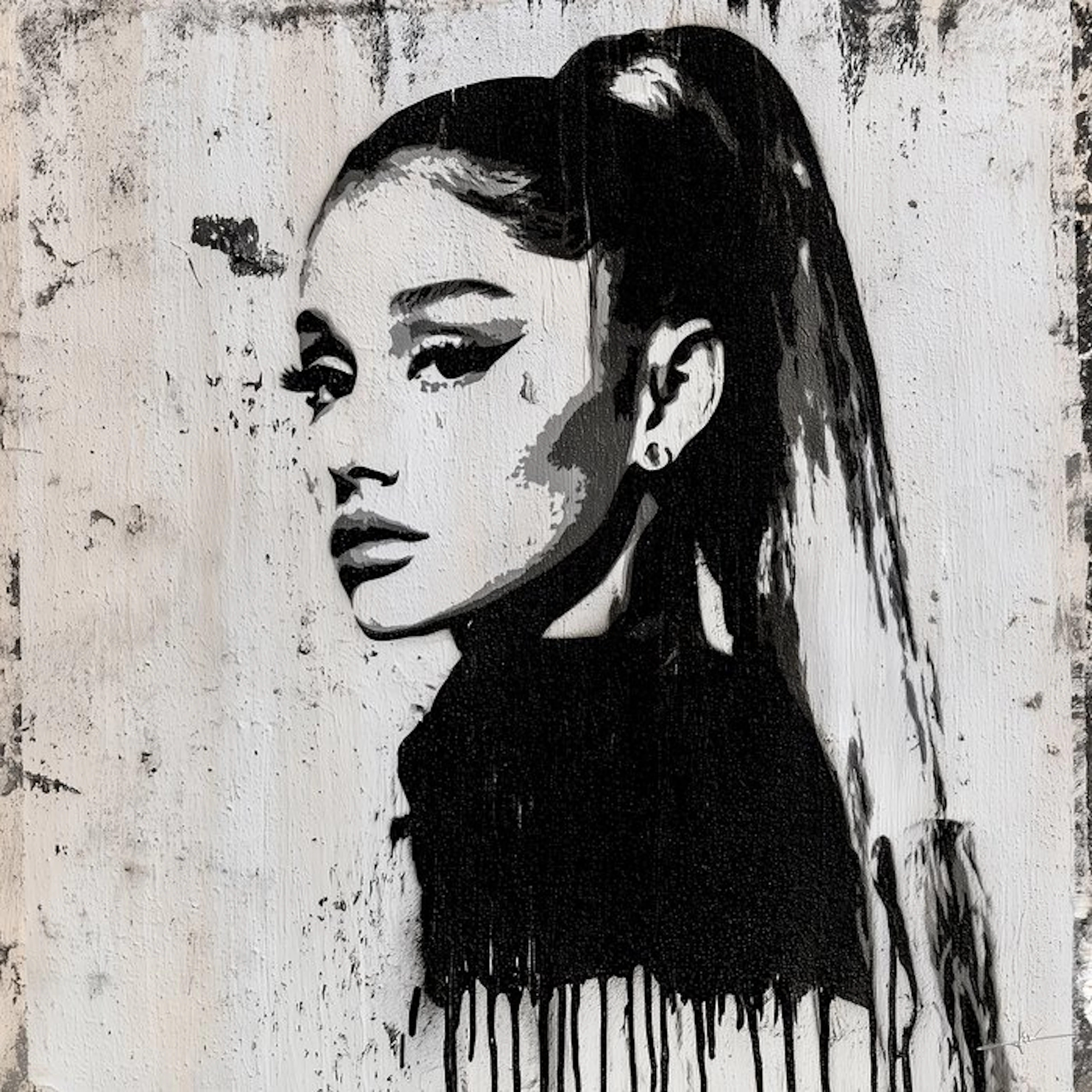 David Law (1967) - Ariana Grande (Stencil)