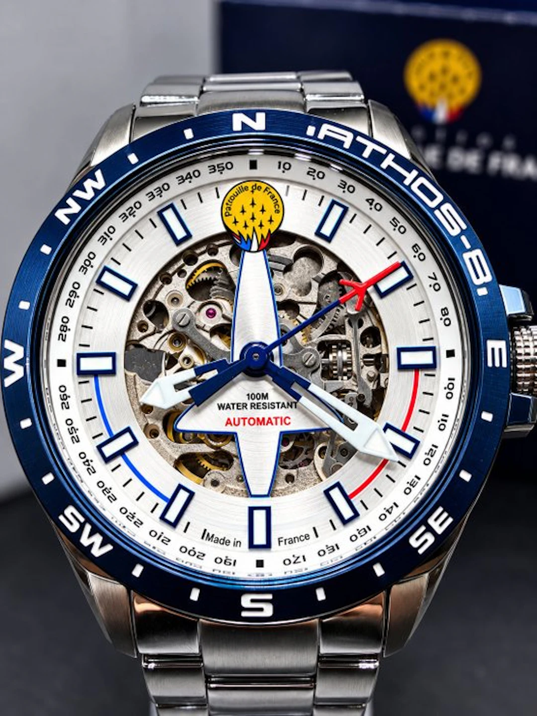 Patrouille De France - Athos 8 - Automatic Skeleton - No...