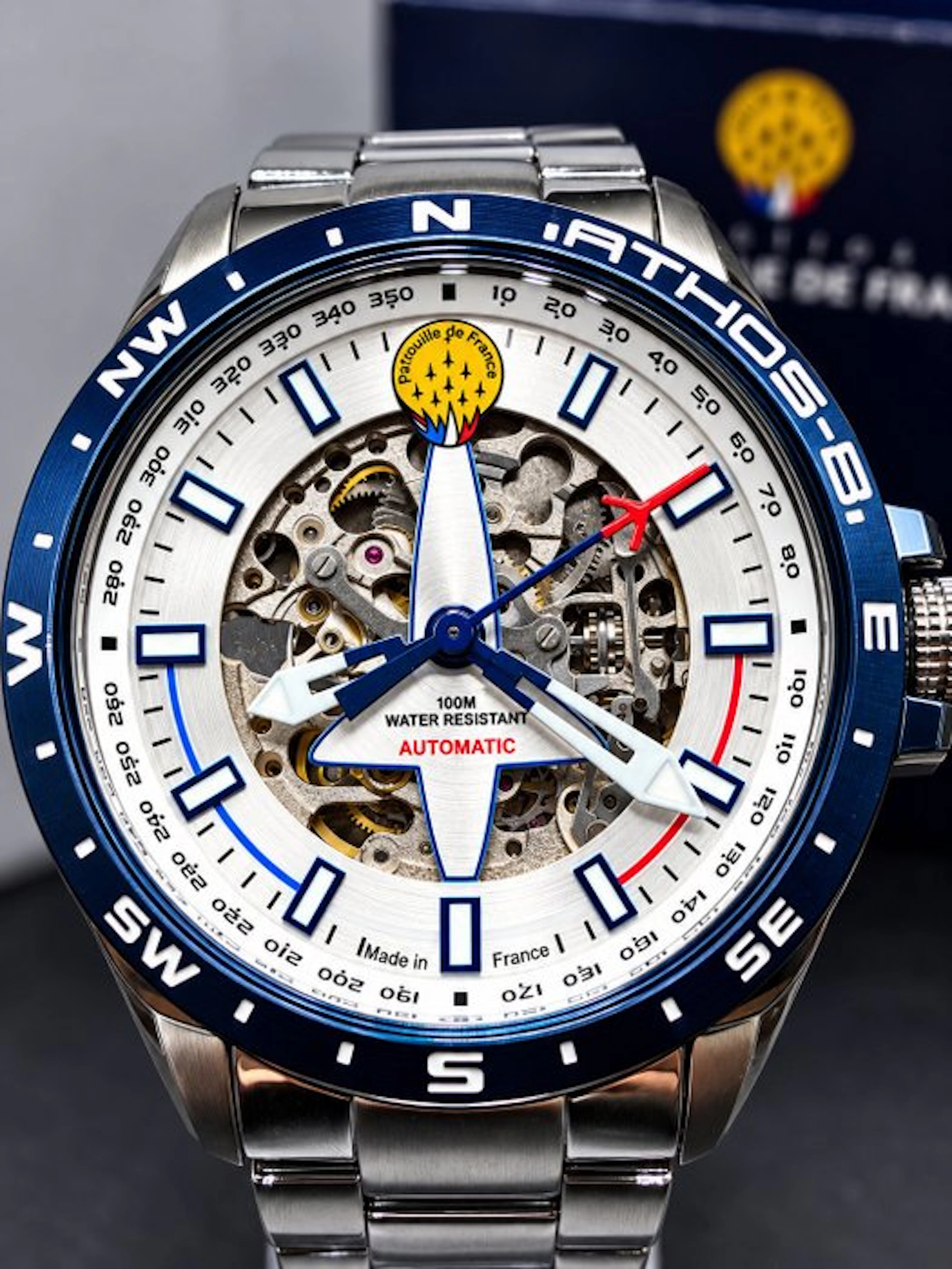 Patrouille De France - Athos 8 - Automatic Skeleton - No...