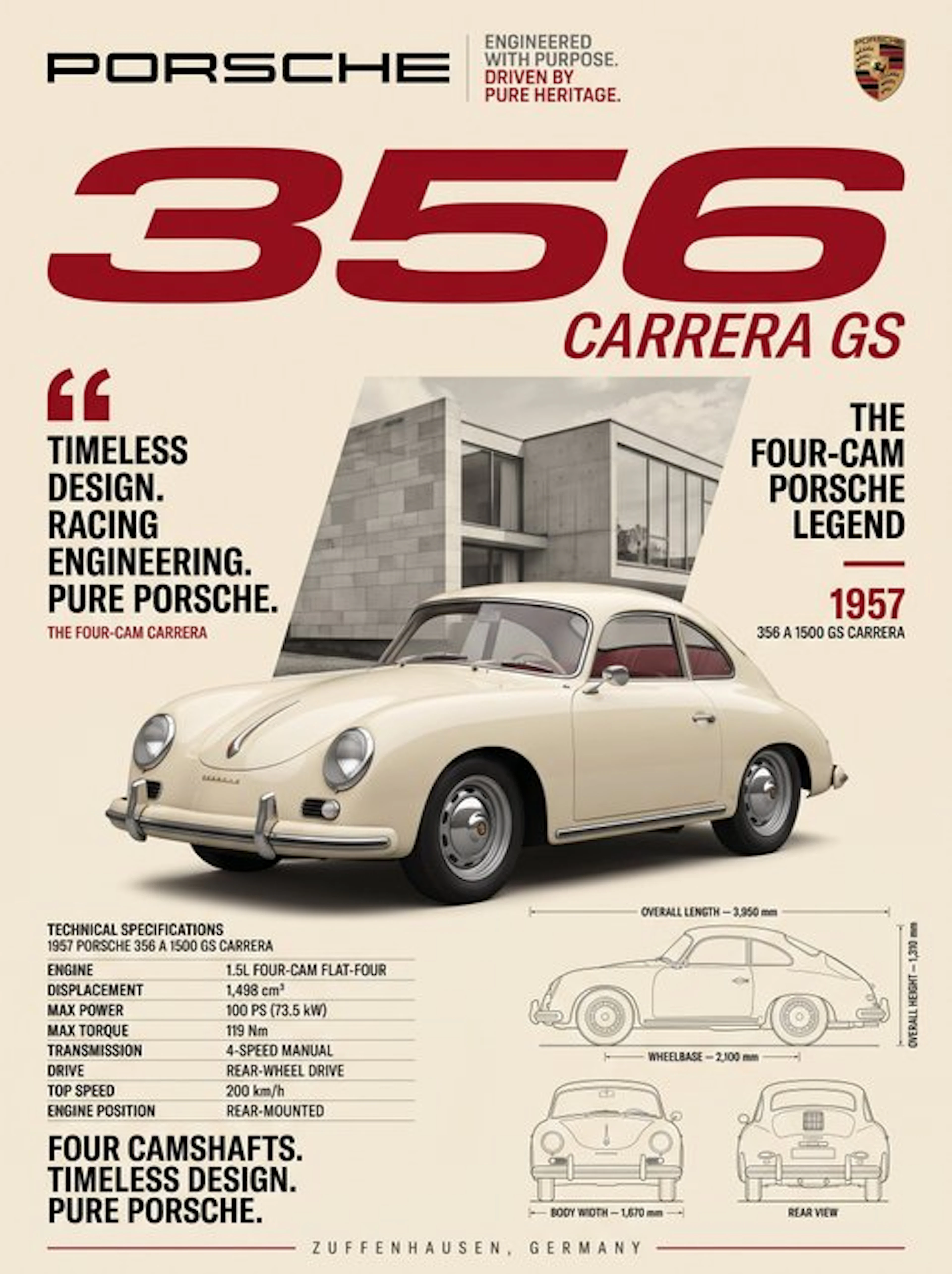 Shmidt.Art - Porsche - Porsche 356 Carrera GS - 2010s