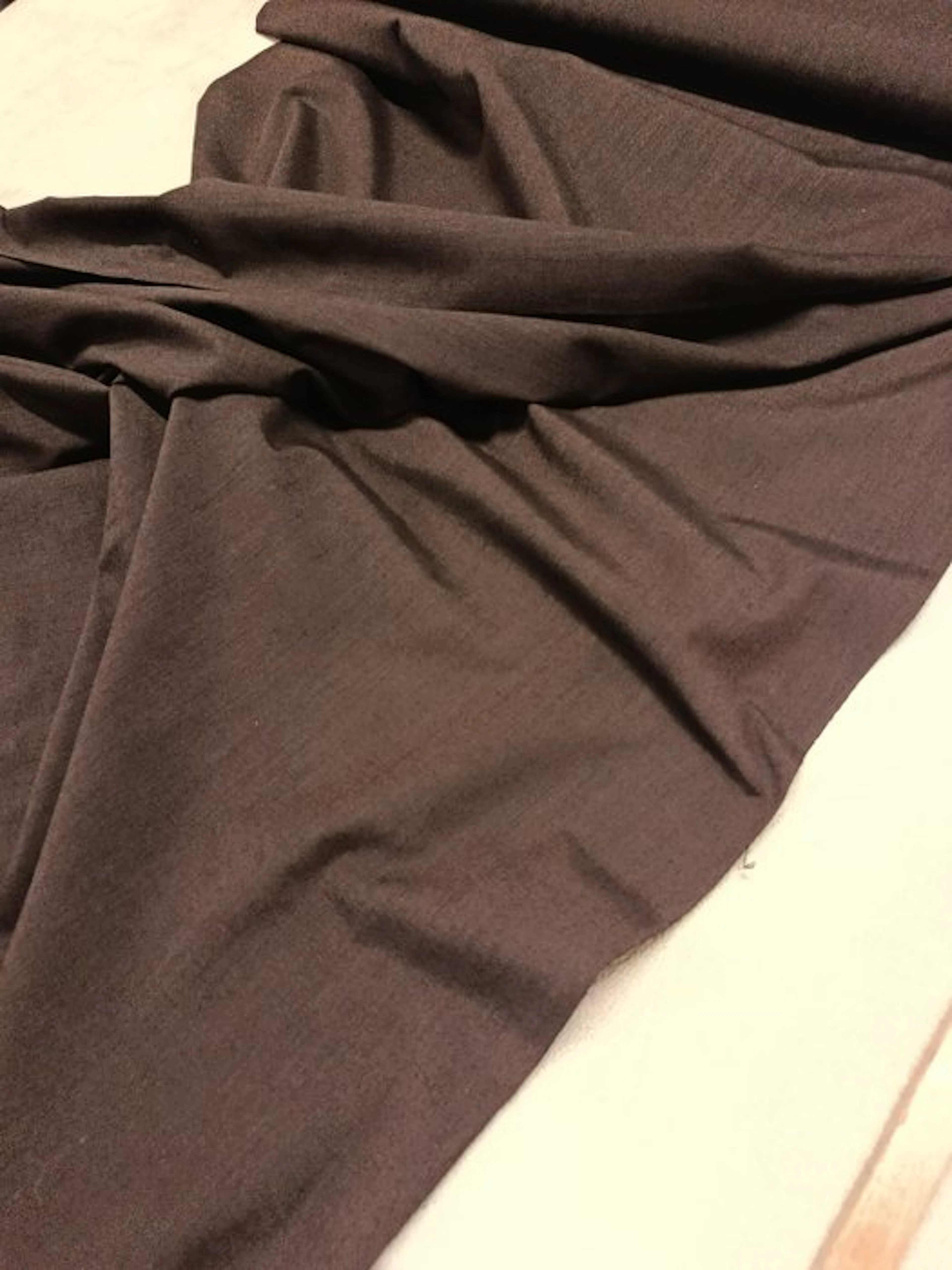 Pregiato cotone marrone alta qualità - Textile - 500 cm - 150 cm - wanted