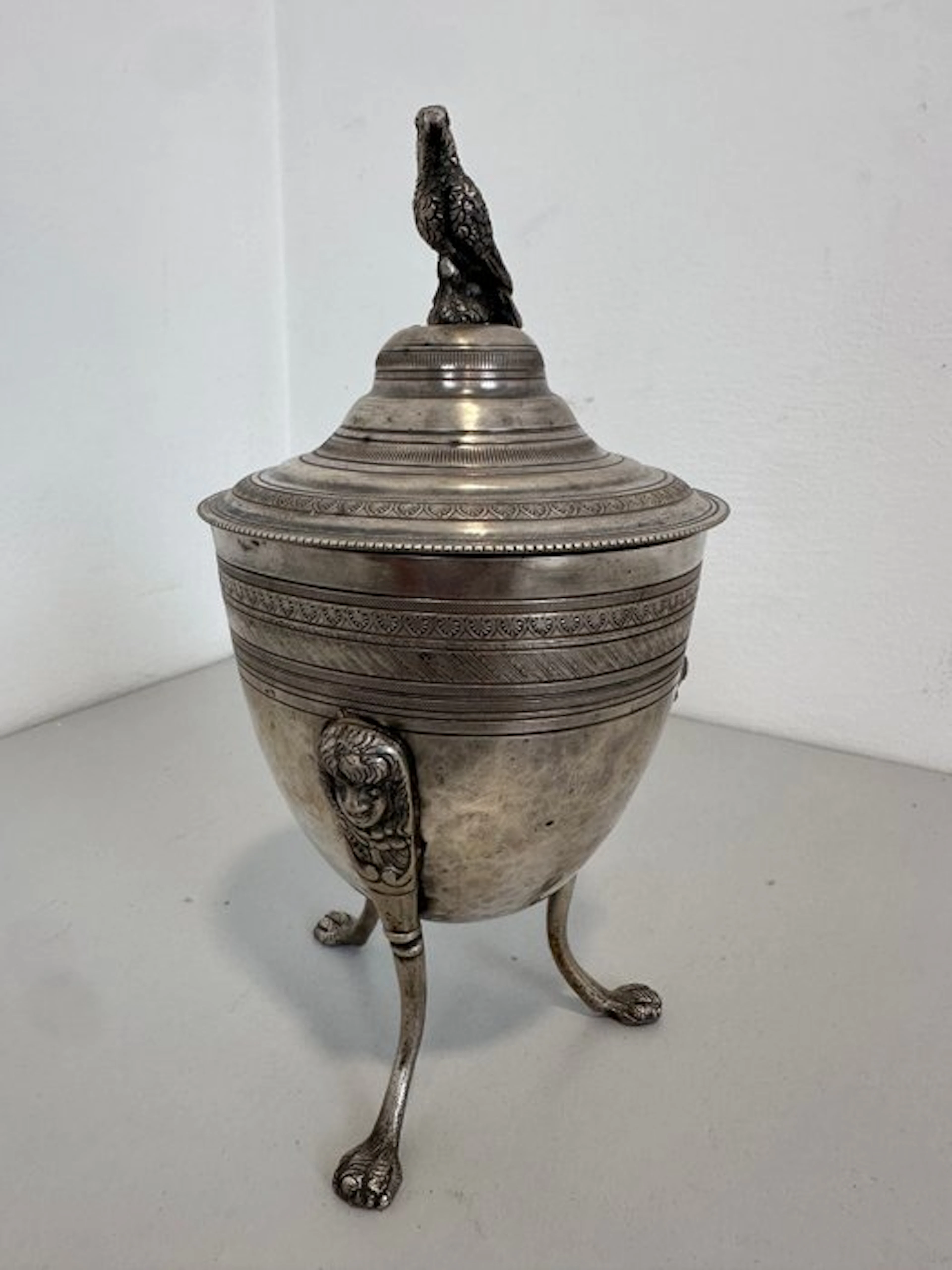 Sugar bowl - .800 silver
