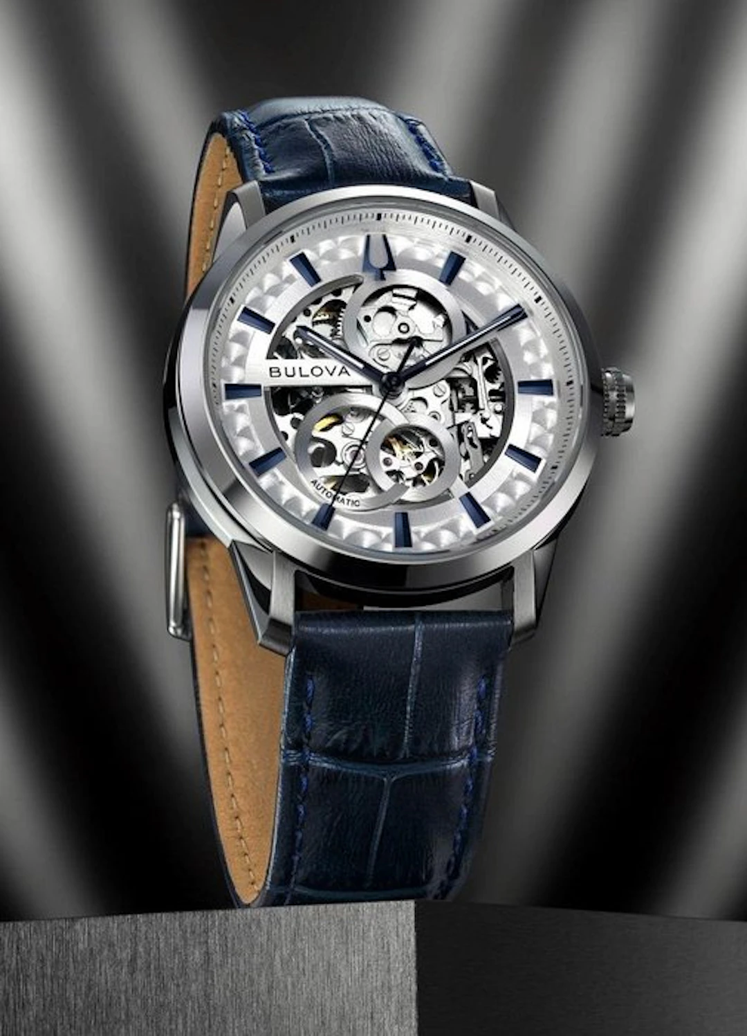 Bulova - Collezione Surveyor Automatic Skeleton Blue...