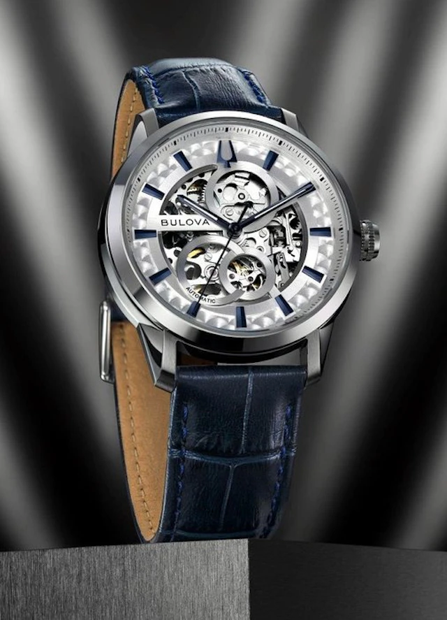 Bulova - Collezione Surveyor Automatic Skeleton Blue...