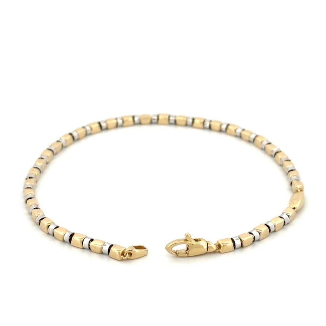 Bracelet - 18 kt. White gold, Yellow gold - Made in Italy