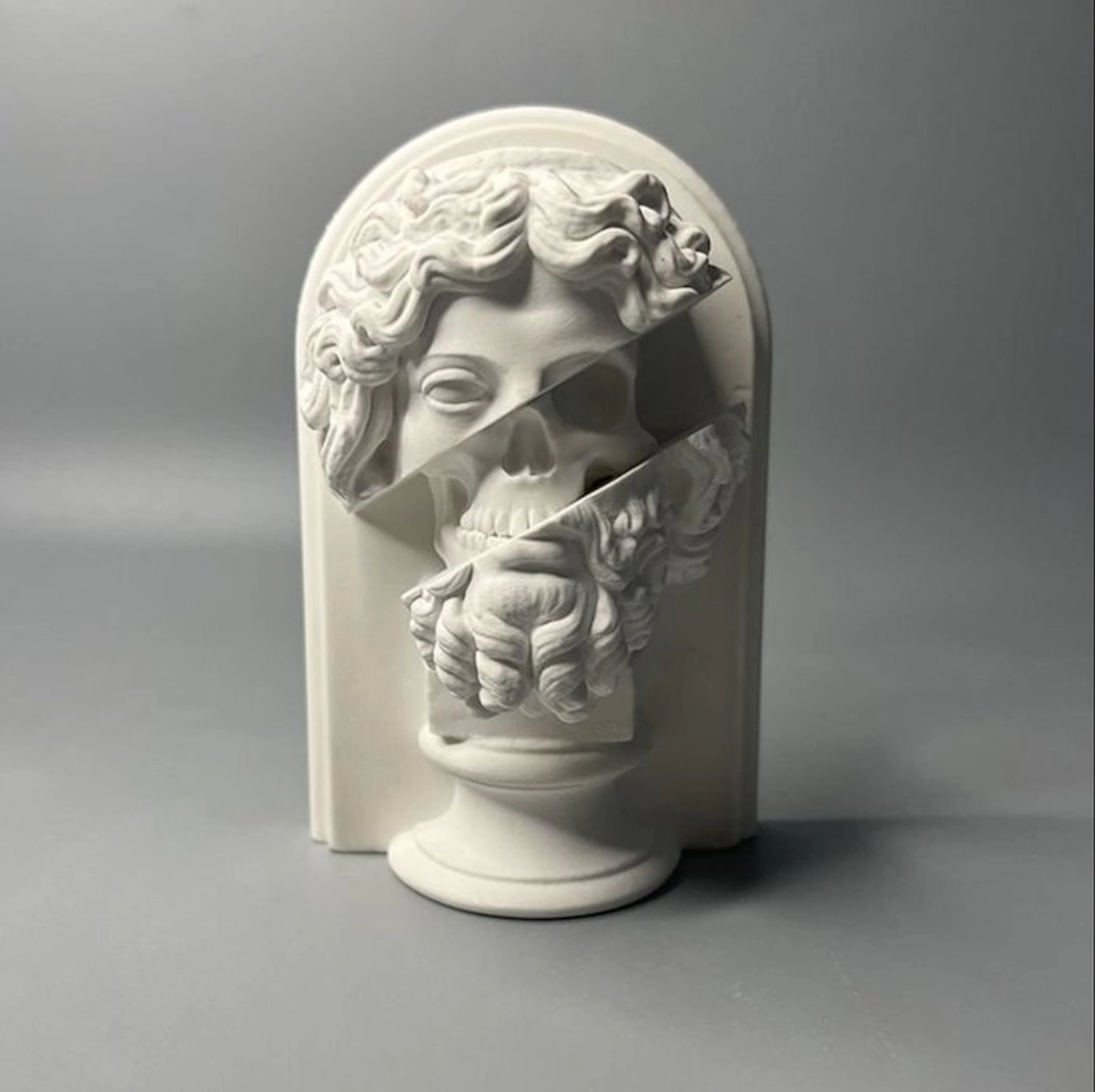 Figure - Modern art sculpture of a split