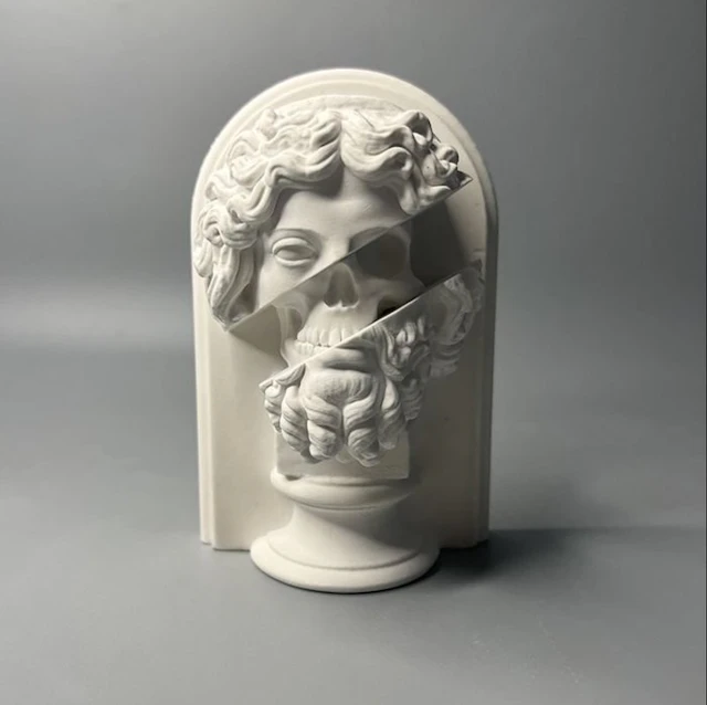 Figure - Modern art sculpture of a split