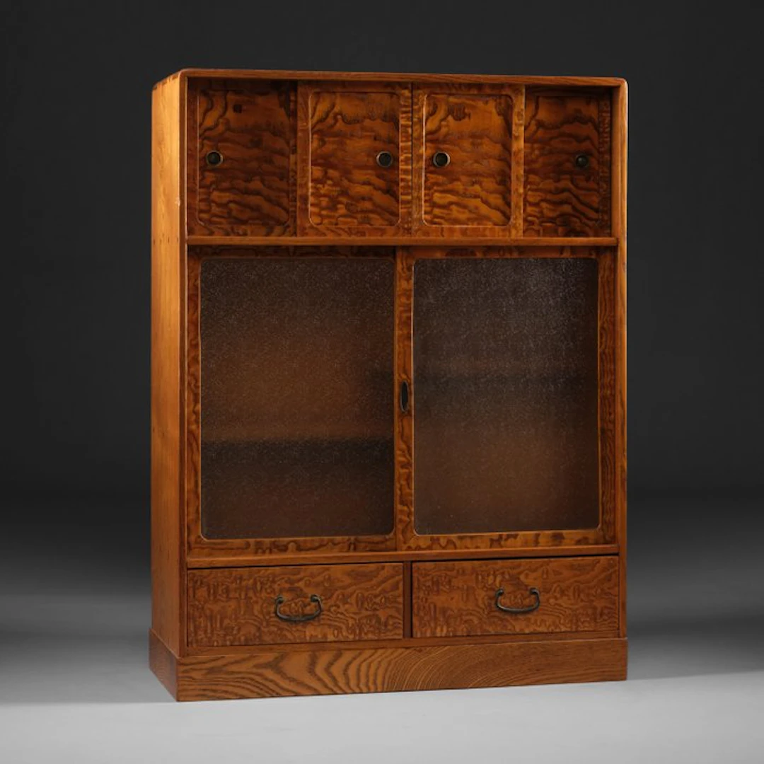 Tea cabinet - Keyaki wood (Zelkova - Japanese oak)
