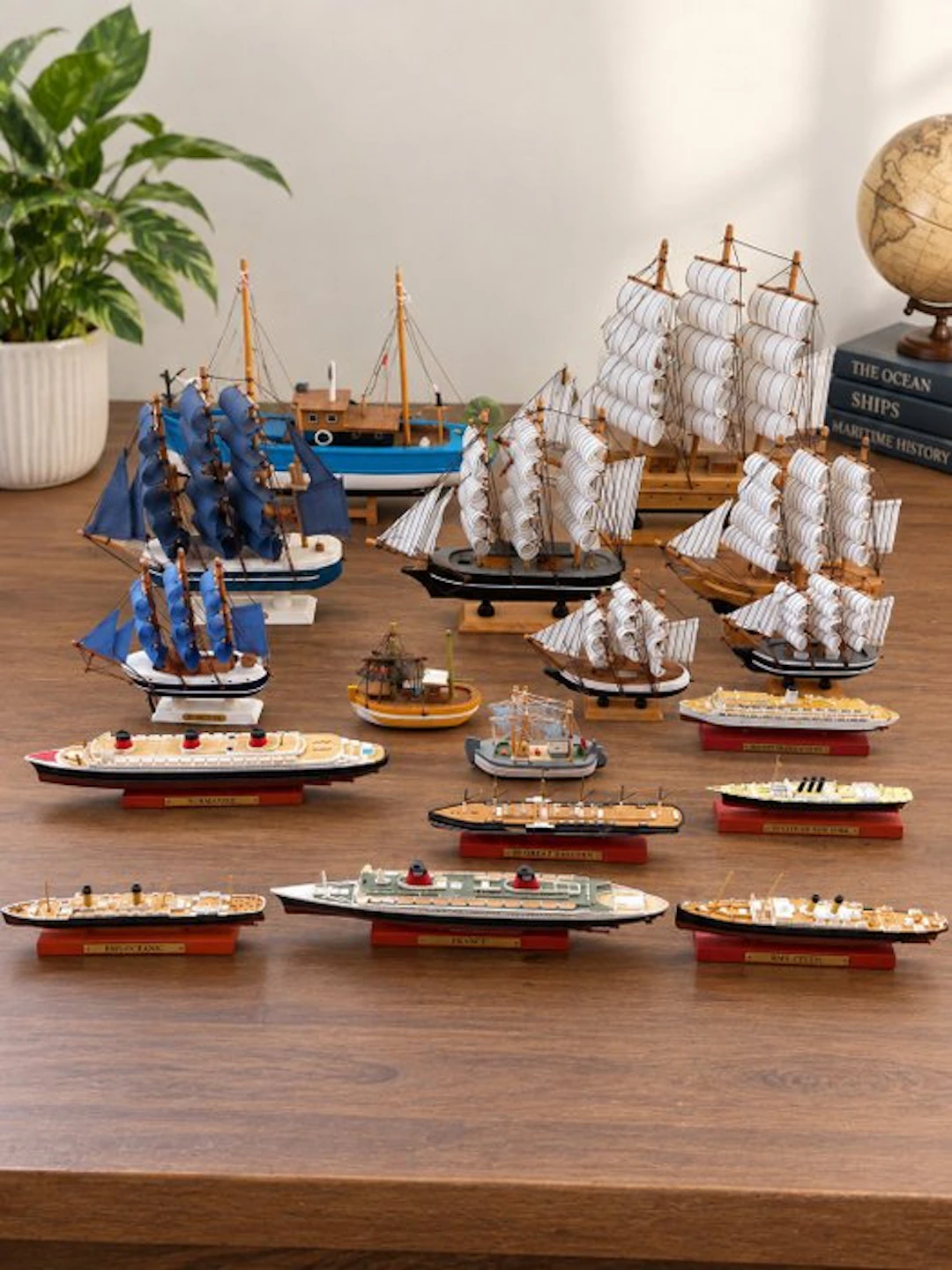 Not to scale - Model boat (17) - Normandie; France...