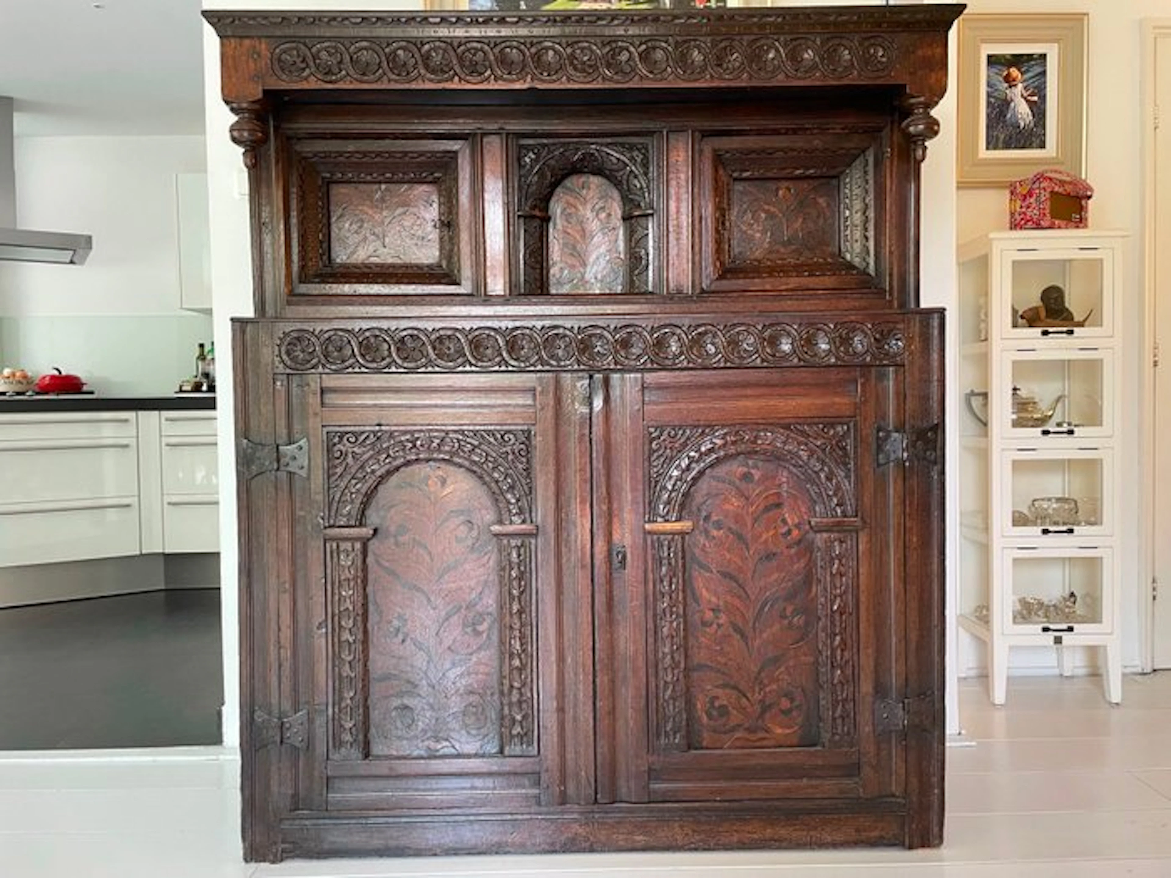 Cupboard - Oak - Jacobean