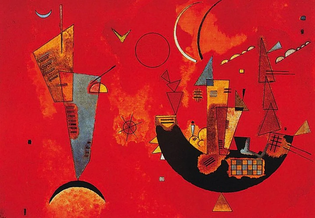 Wassily Kandinsky (1866-1944) - “With and Against, 1929”. - 70 x 50 cm.