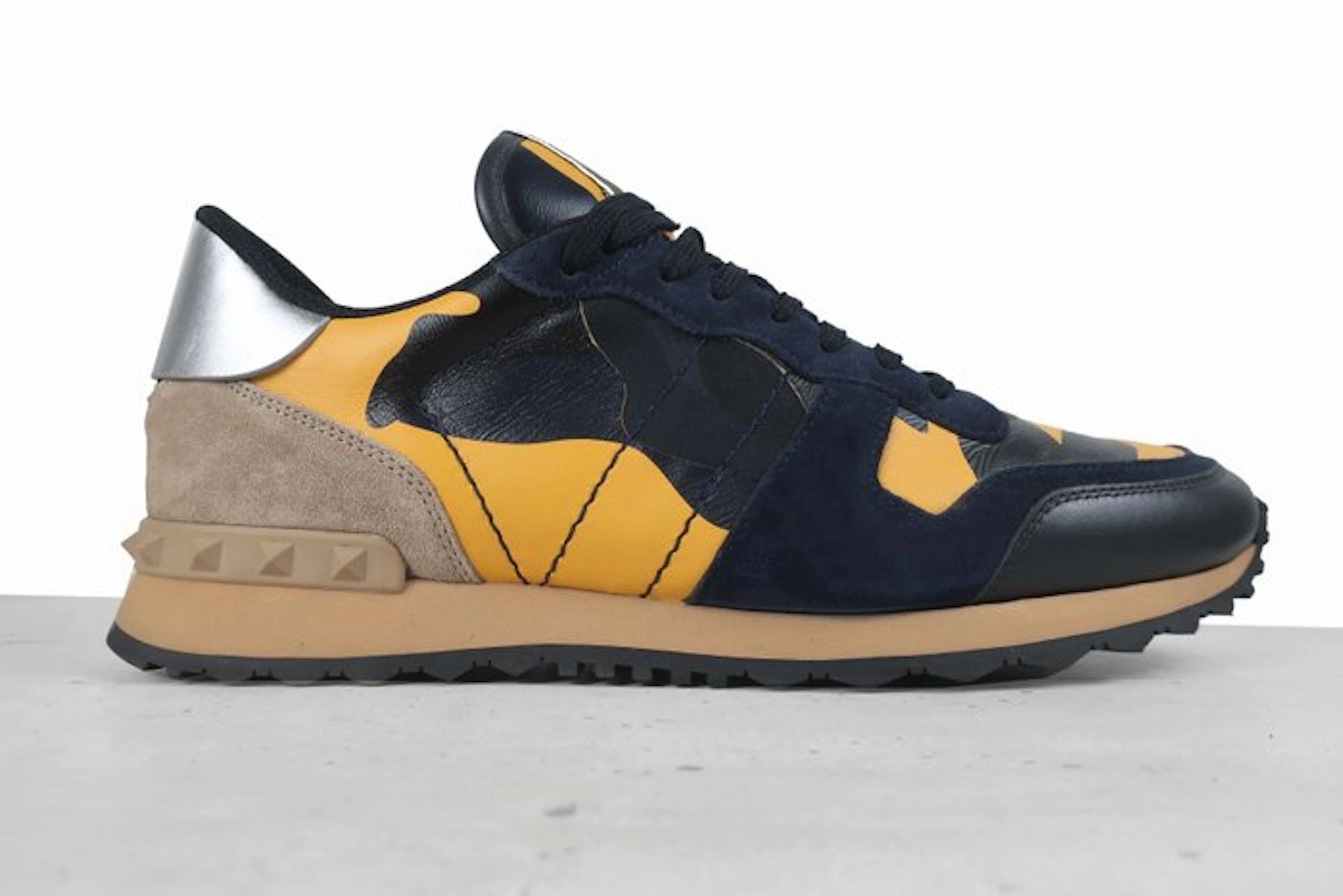 Valentino - Rockrunner Blue Yellow Camo edition - Sneakers - Size: EU 44