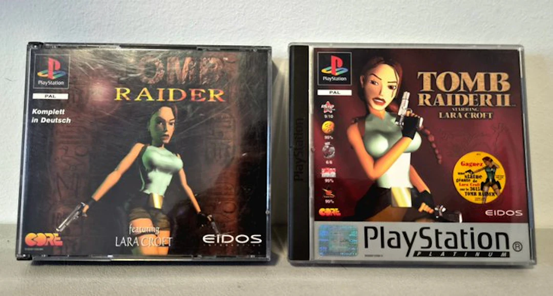 Sony - Playstation 1 (PS1) - Tomb Raider / Tomb Raider II...