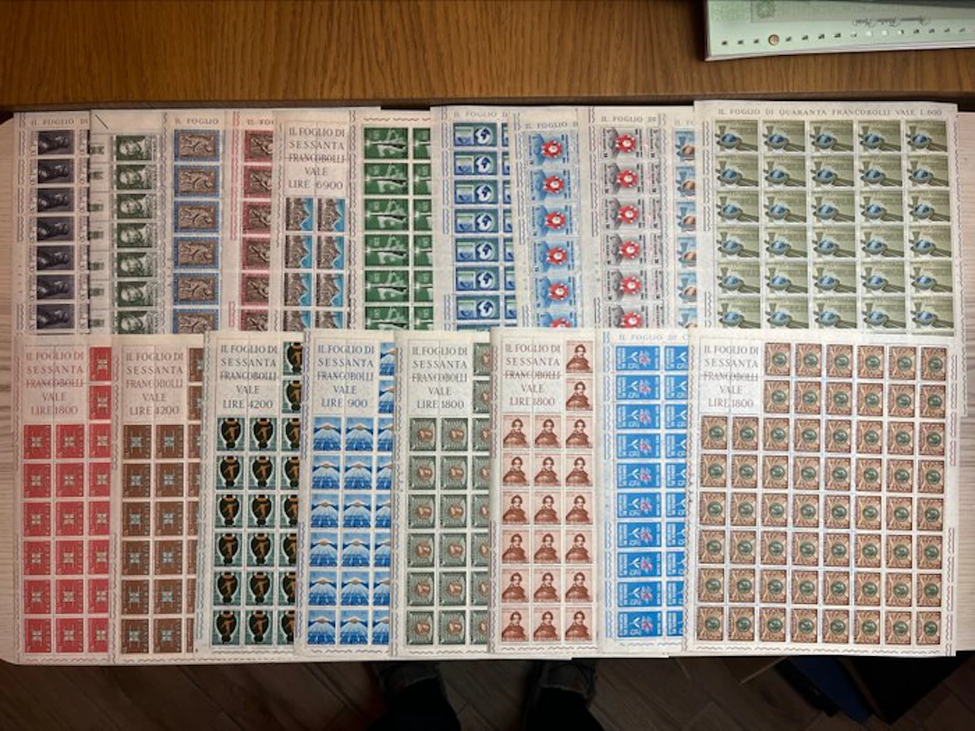 Italian Republic 1963 - The complete issue in a complete...