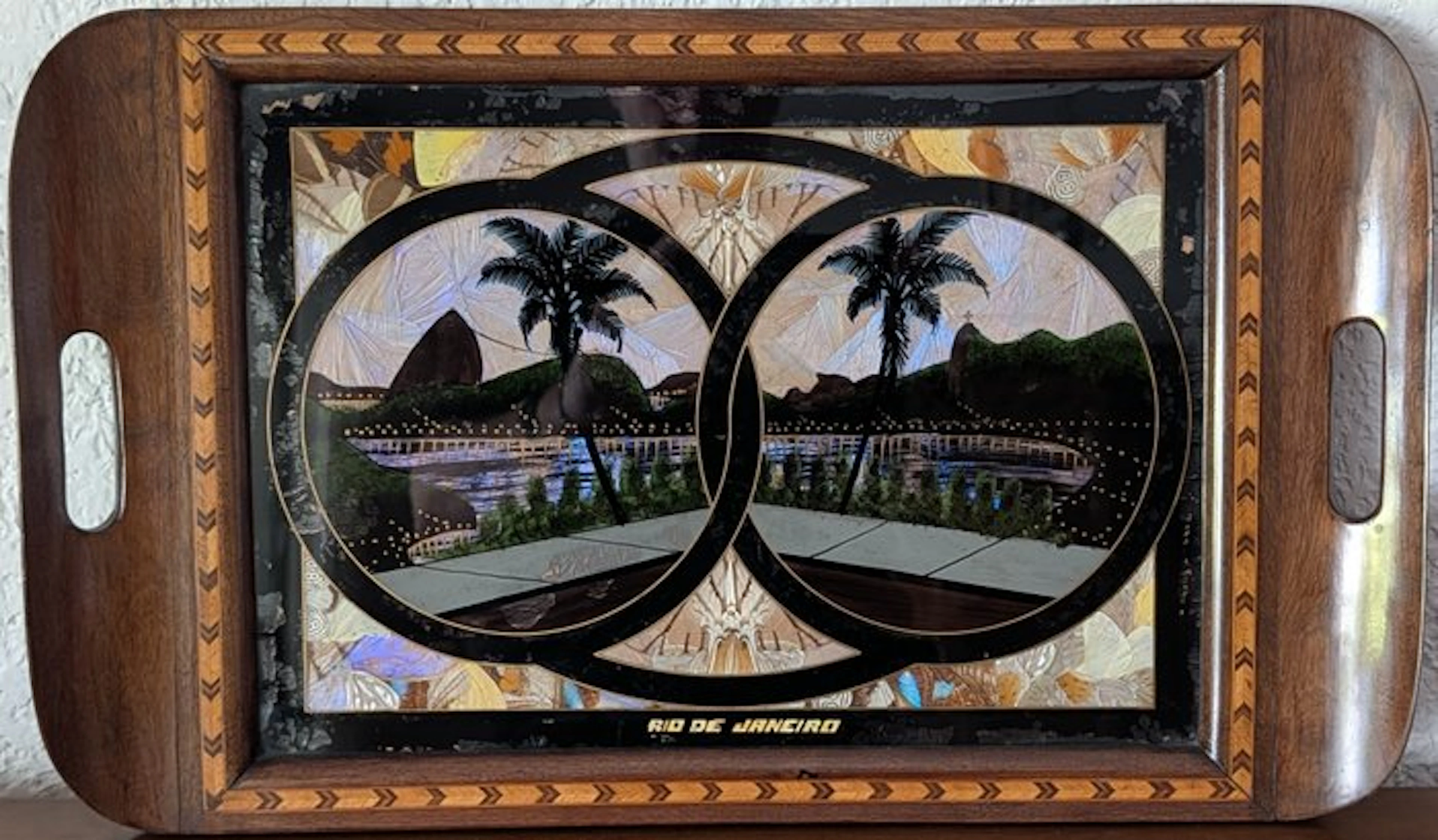 Tray - Wood, Glass