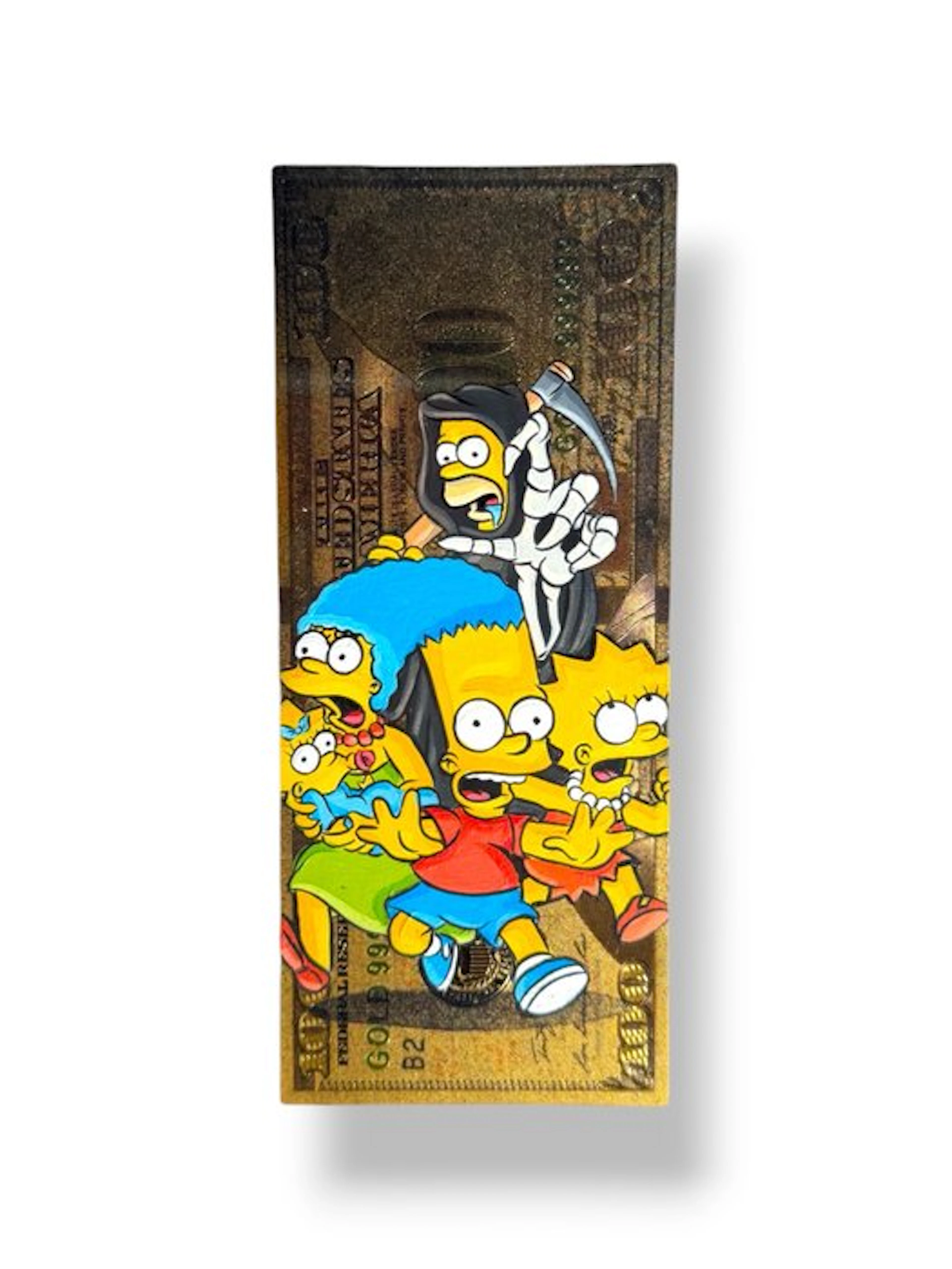 Alan Stefanov (1999) - "Run for Your Life" 100$ golden bill - NO Reserve