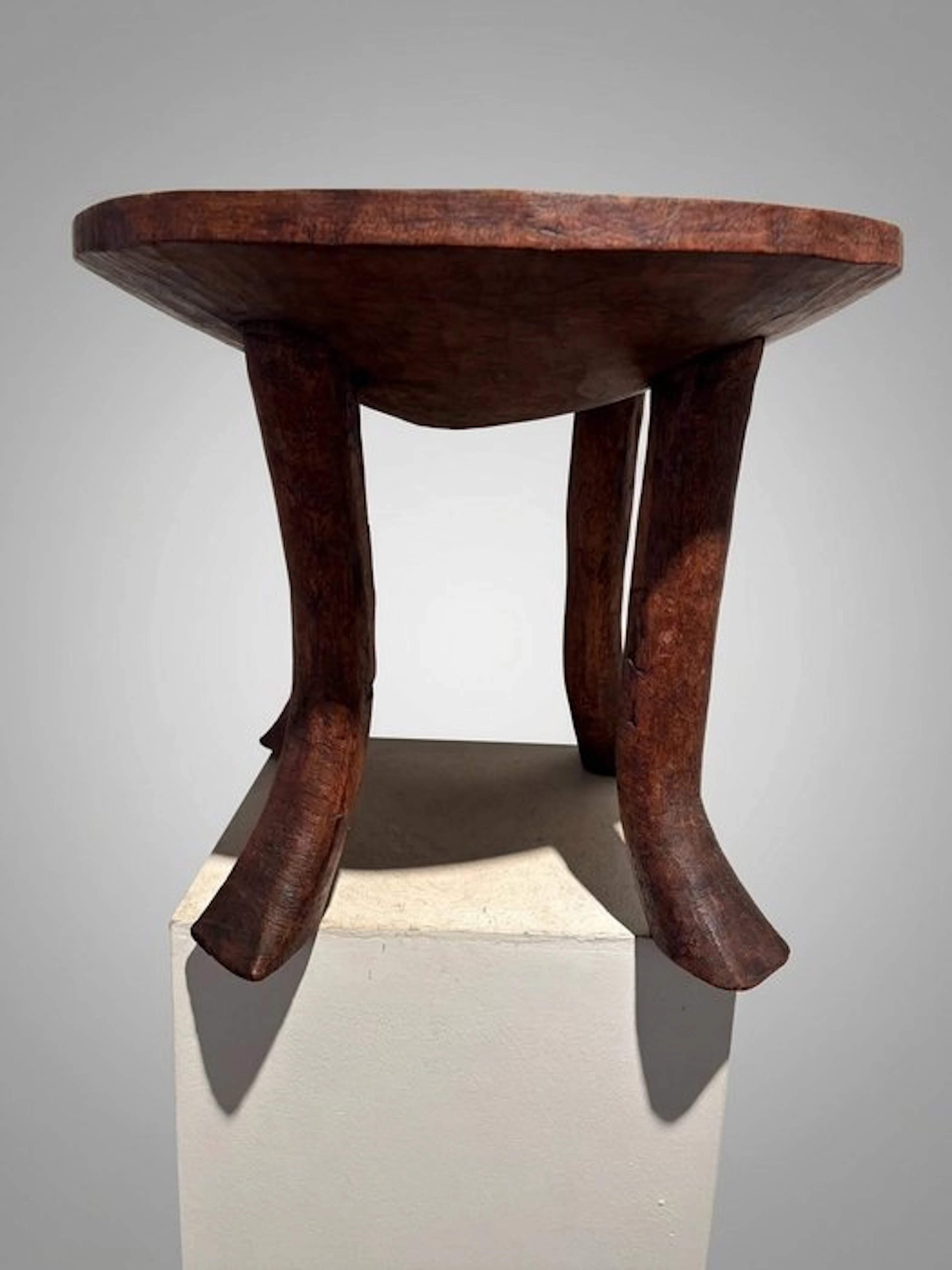 Stool - Wood, Metal, pigments