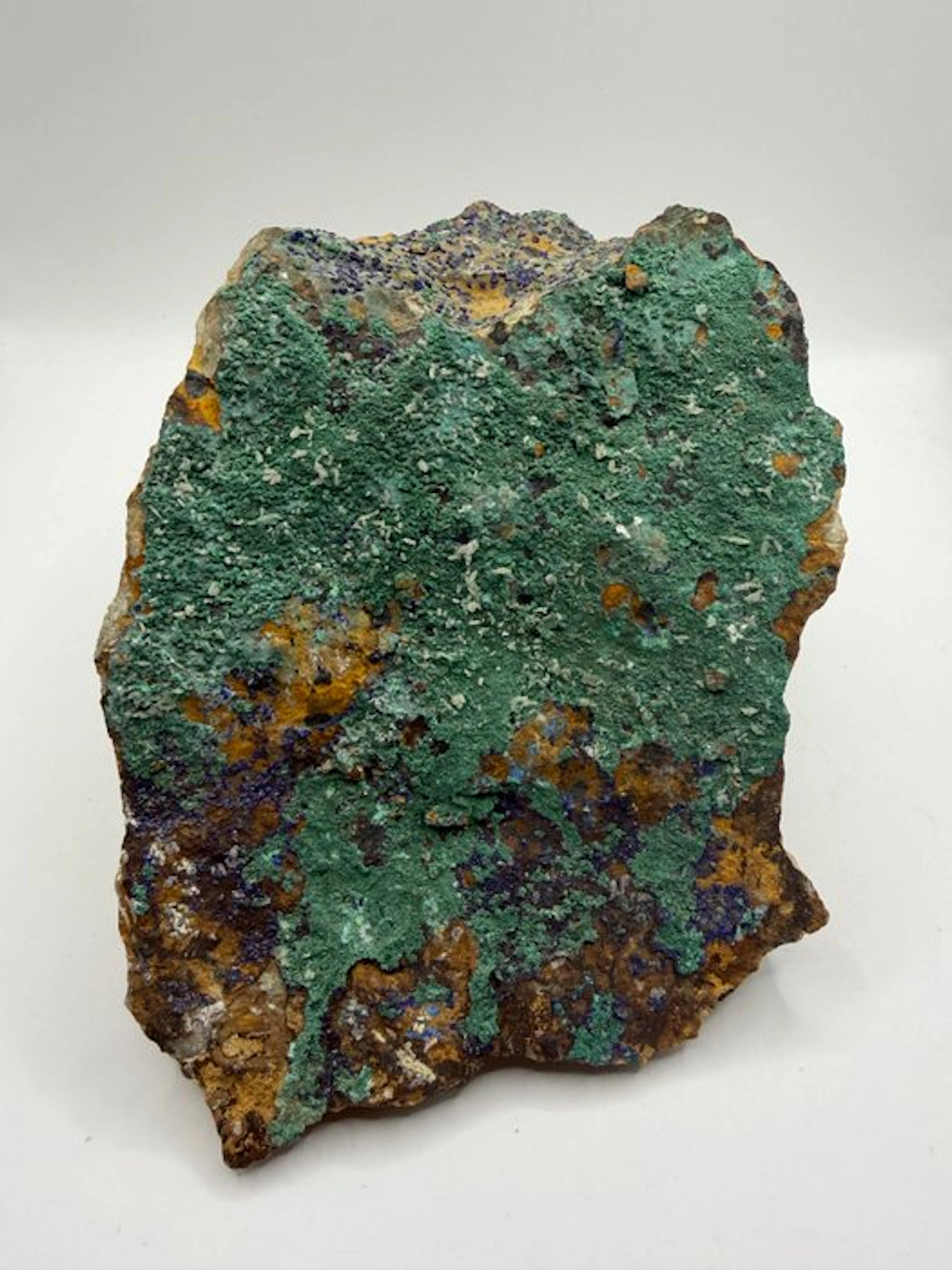 Malachite Specimen - Height: 13 cm - Width: 12 cm- 3.79 kg - (1)