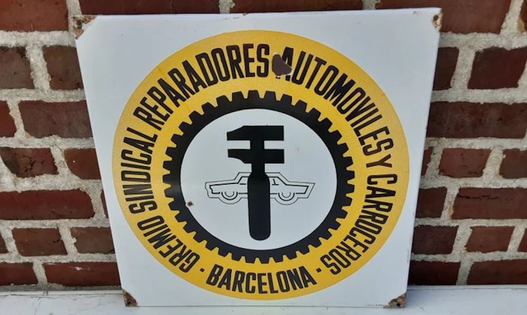 emaillerie plurima - Advertising sign - Enamel