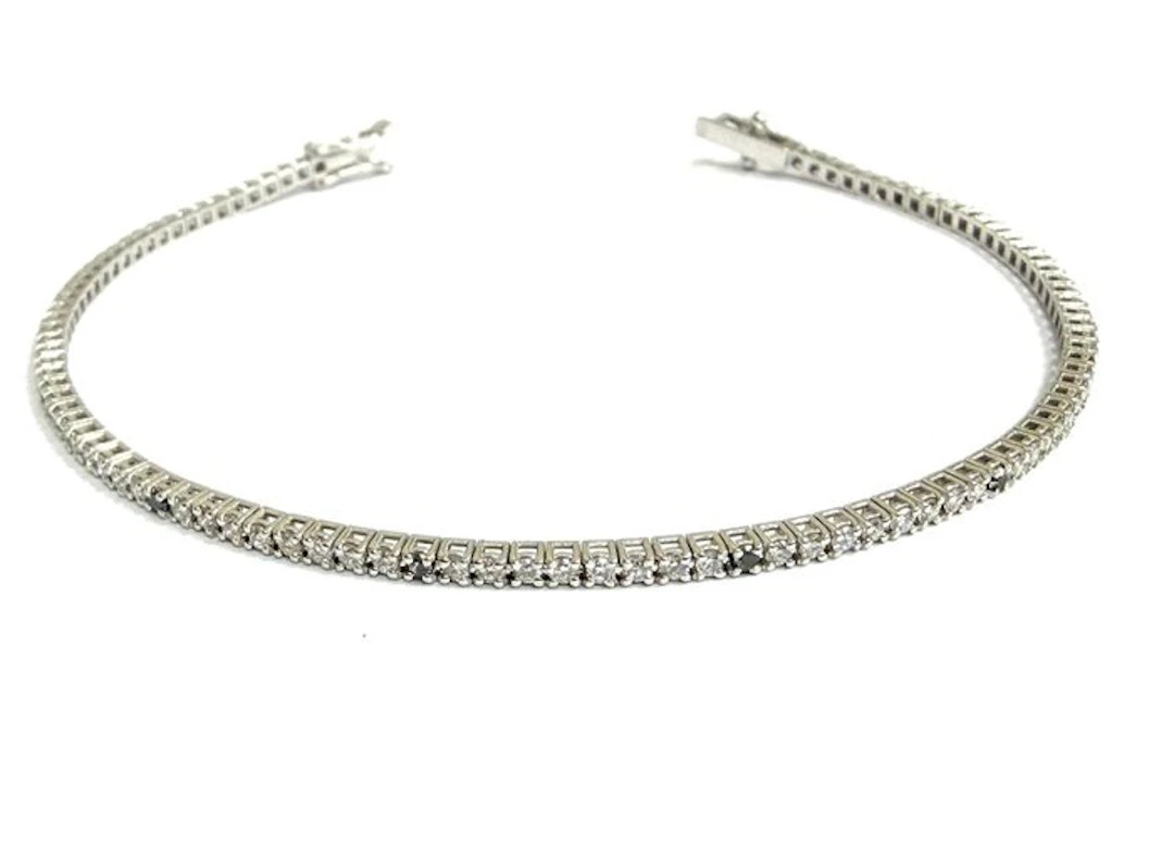 Tennis bracelet - 18 kt