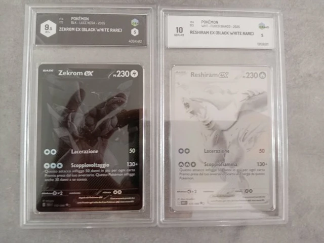 2 Graded card - Reshiram Ex Zekrom Ex Alternate art