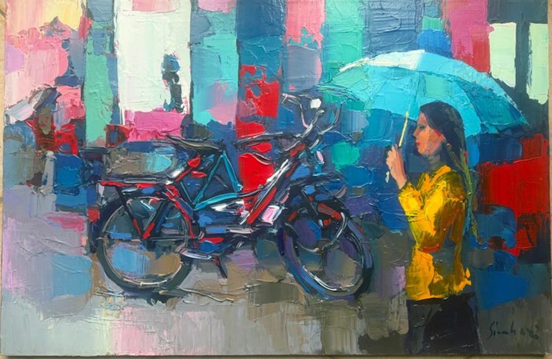 Nicola Simbari (1927-2012) - Autumn in Paris