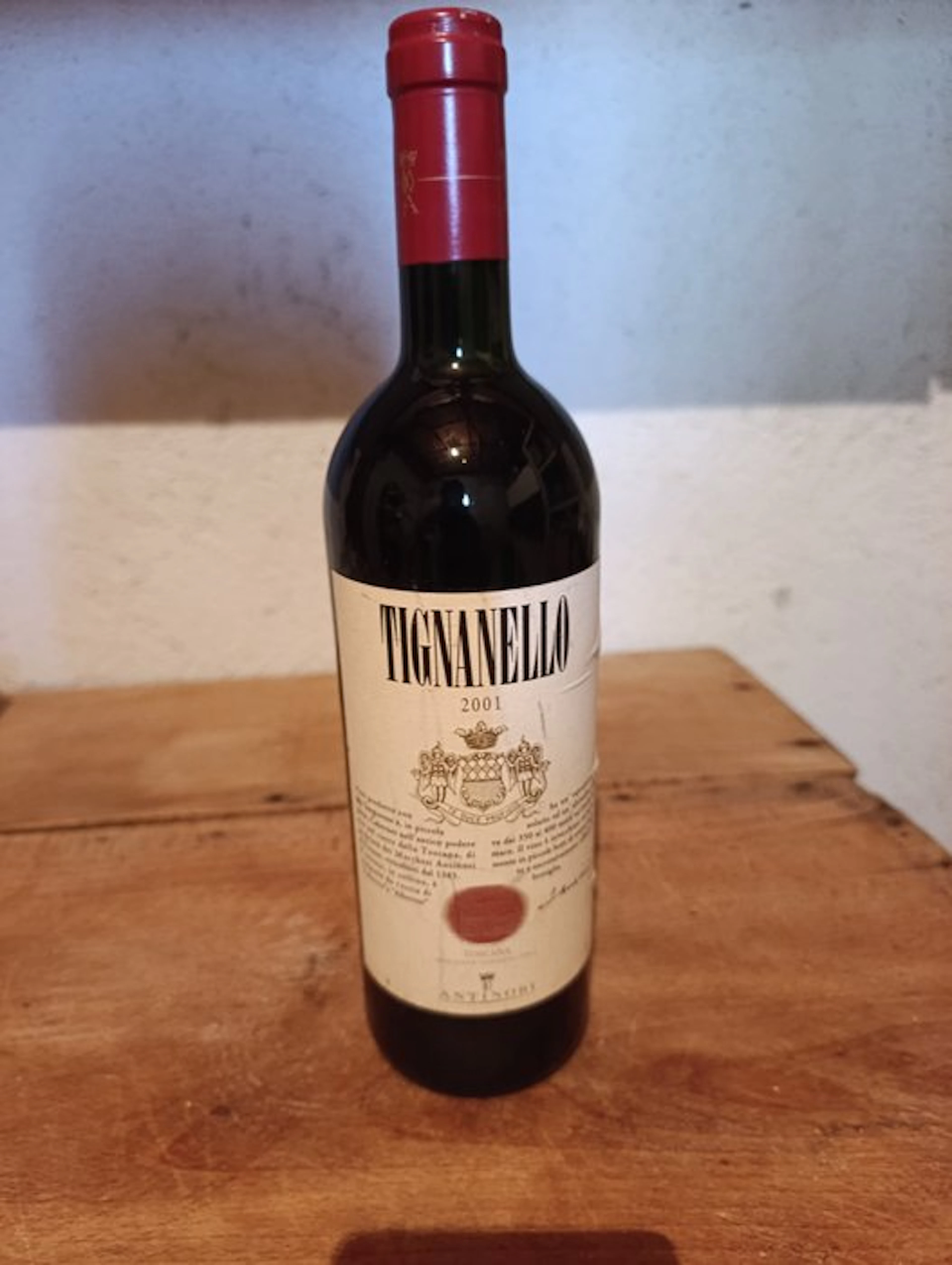 2001 Antinori Tignanello - Tuscany Super Tuscans - 1 Bottle (0.75L)