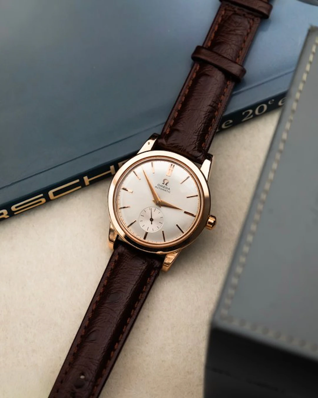 Omega - Jumbo - Bumper Automatic - Rose Gold plated - 2657 SC - Men - 1950-1959