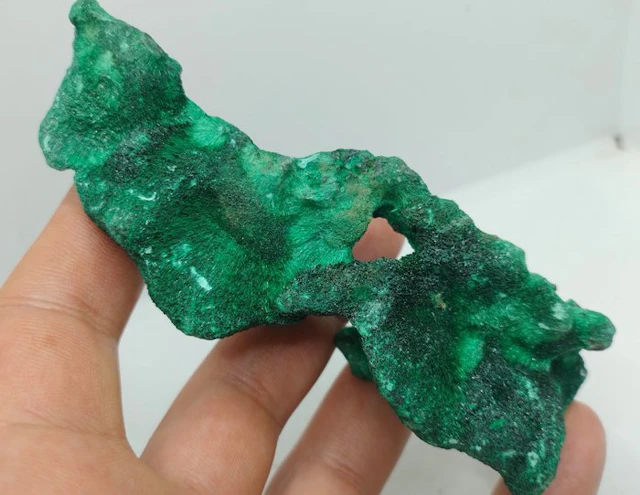 Wonderful Crystal Iridescent Fibrous Malachite- 153 g