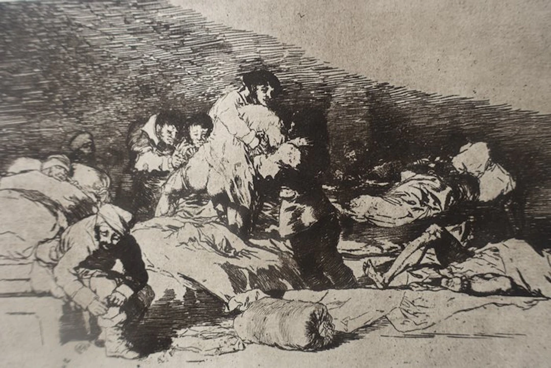 Francisco De Goya (1746-1828) - Desastres de la Guerra Blatt #25 Tambien estos