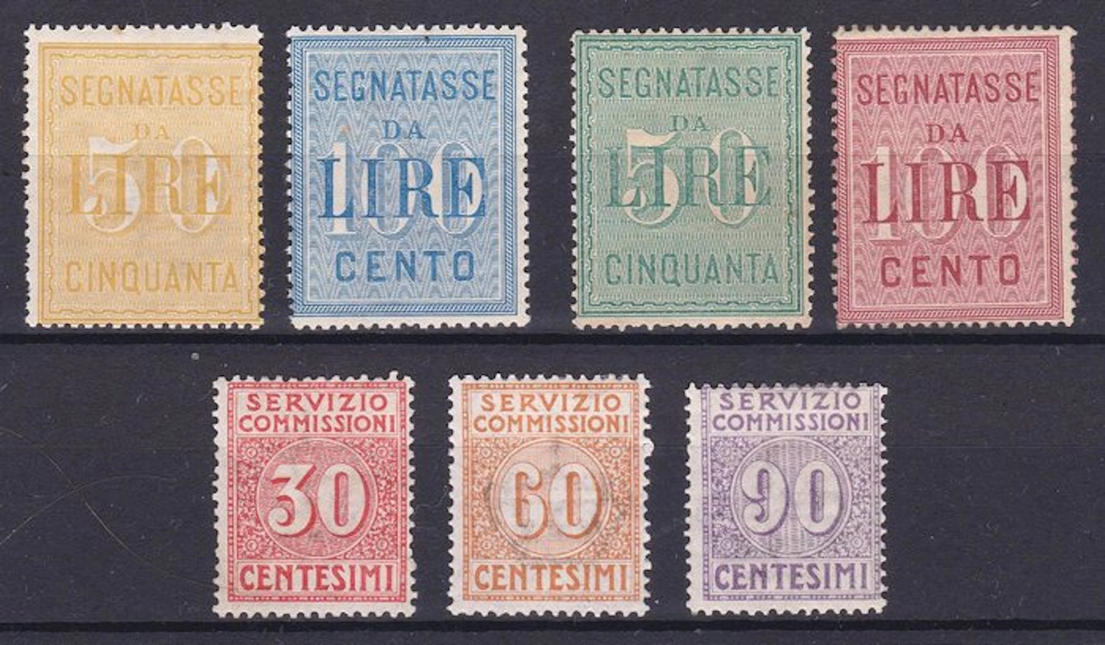 Italy Kingdom 1884/1913 - Selection of the period for 3...