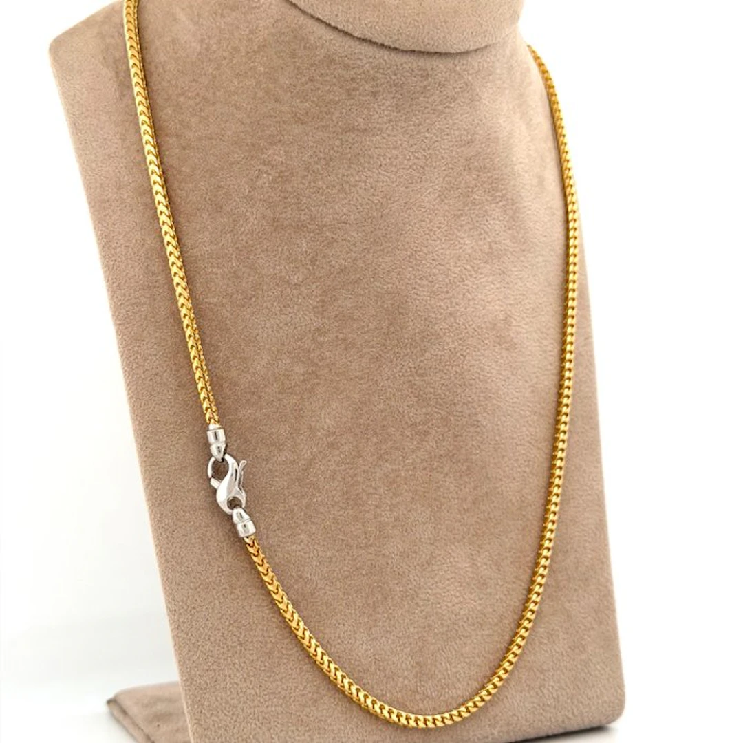 Vieri - Necklace - Franco - 14.9 g - 50 cm - 18 kt. White gold, Yellow gold