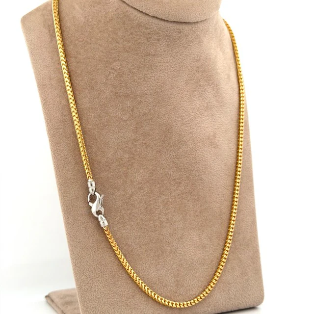 Vieri - Necklace - Franco - 14.9 g - 50 cm - 18 kt. White gold, Yellow gold