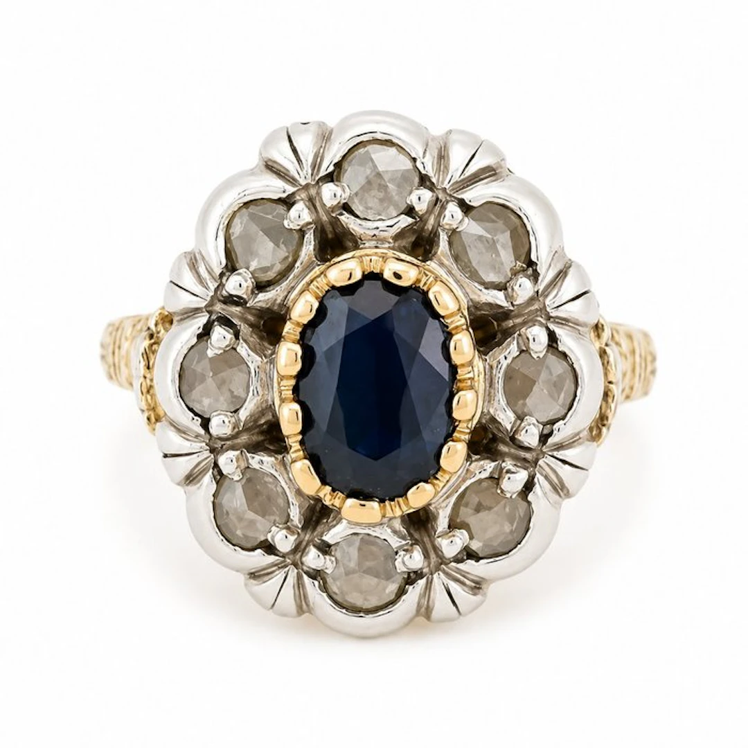 No reserve price - Ring - 18 kt