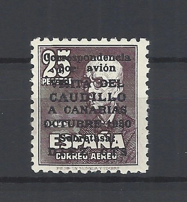 Spain 1950 - Visit to the Canary Islands without numbering
