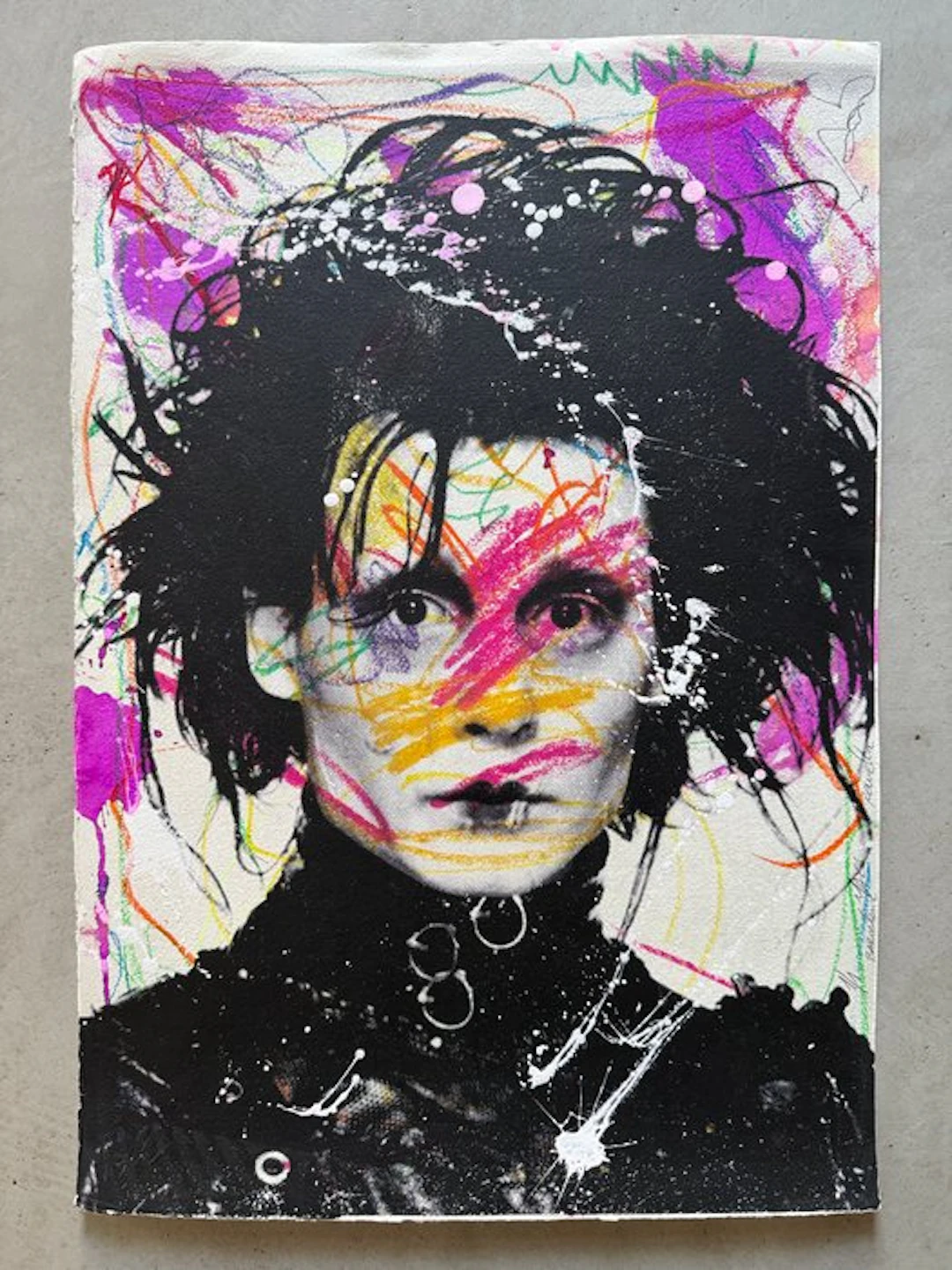 Maxo Renella - Edward Scissorhands (Johnny Depp) - (handfinished unique 1/1)