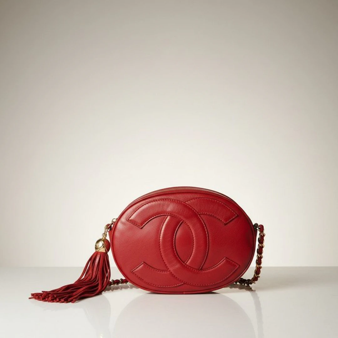 Chanel - Borsa ovale con nappina - Evening bag