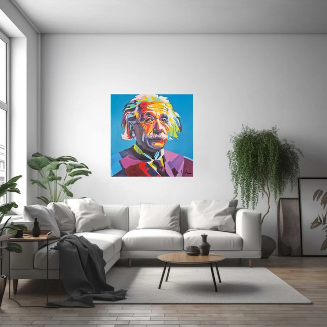 DR HIDE - (100% handpainted !) Einstein's Relativity