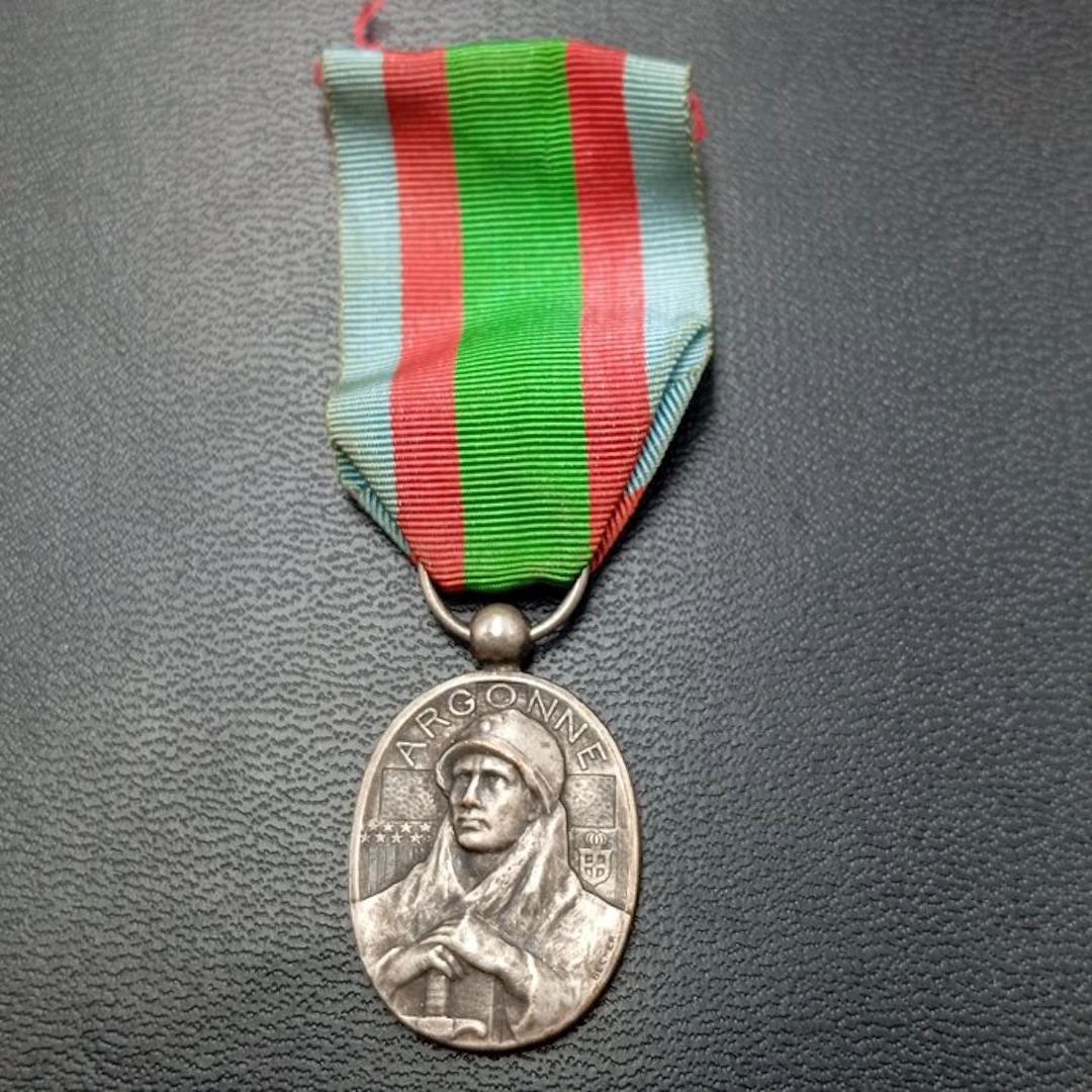 France - Medal - Médaille militaire rare Argonne Vauquois guerre 14/18 - 1918