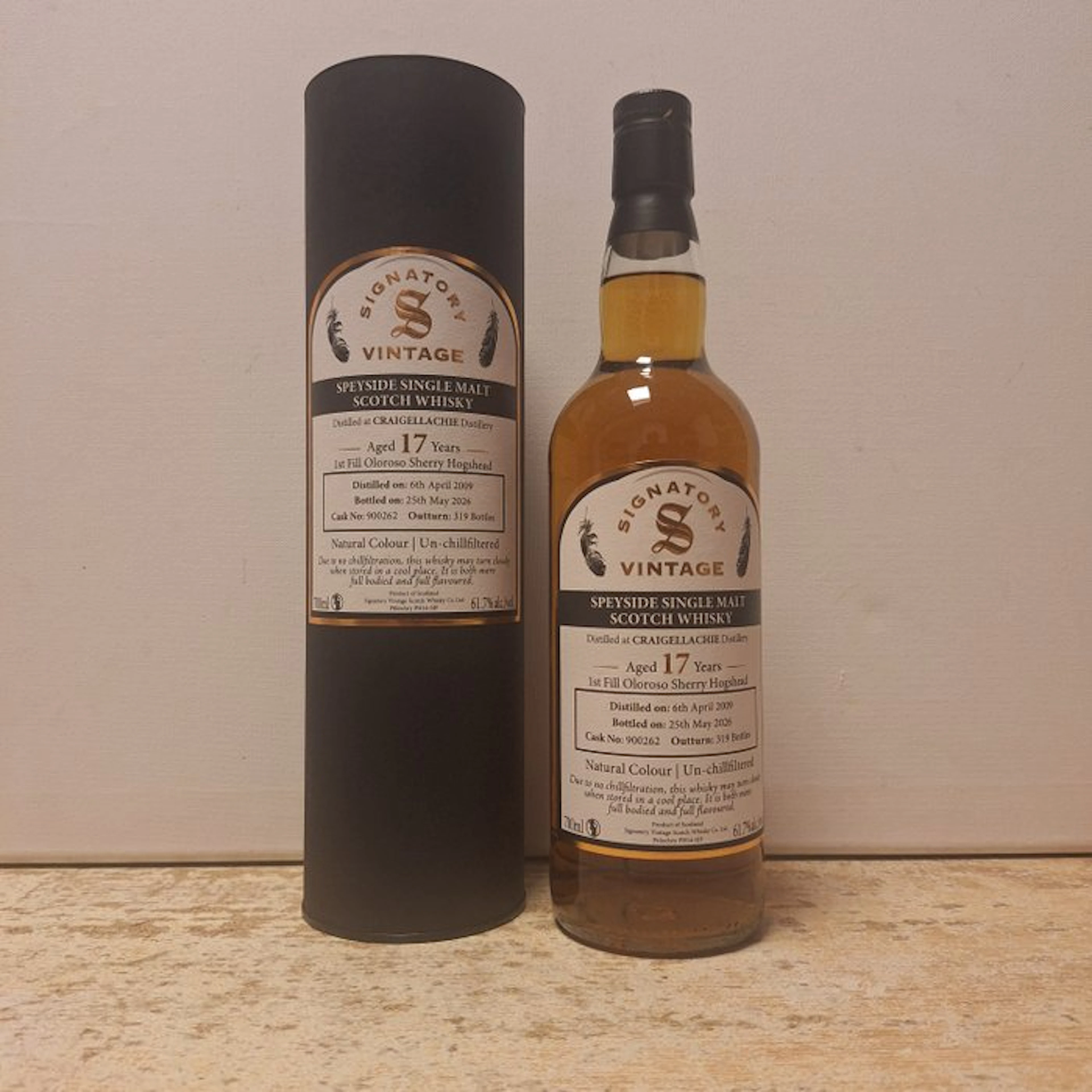 Craigellachie 2009 17 years old 1st Fill Oloroso Sherry Hogshead No