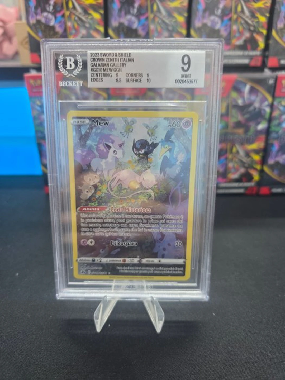 Pokémon - 1 Graded card - Mew GG10 Foil