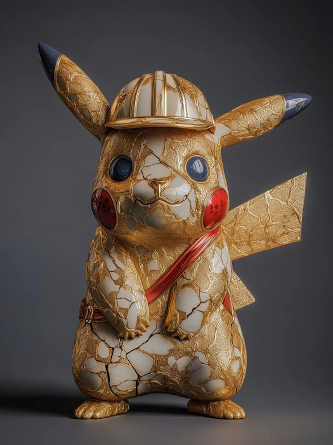Yamila - La Resiliencia del Icono: Pikachu en Porcelana y Oro