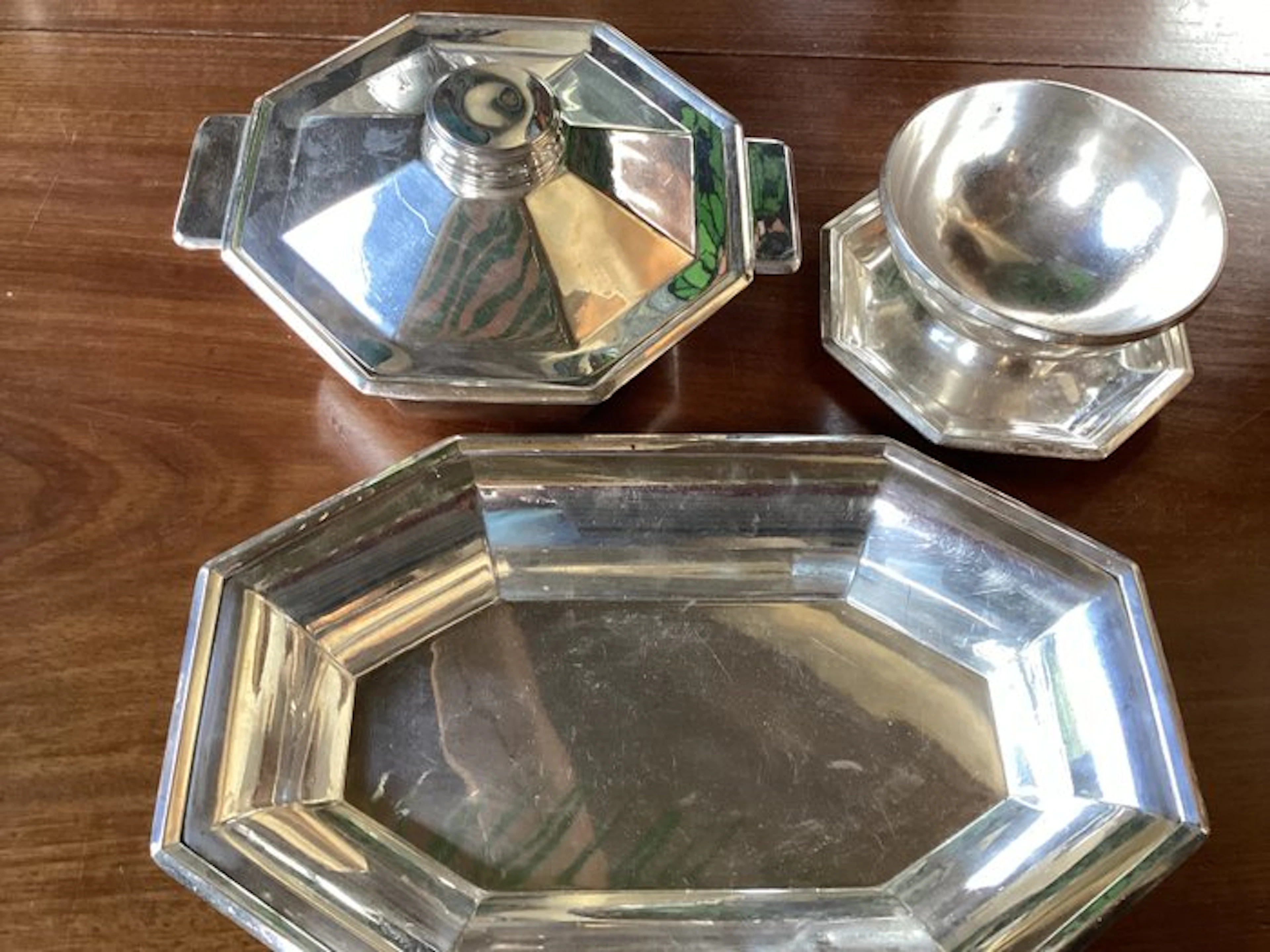 Gallia, Christofle - Serving dish (3) - Silverplated