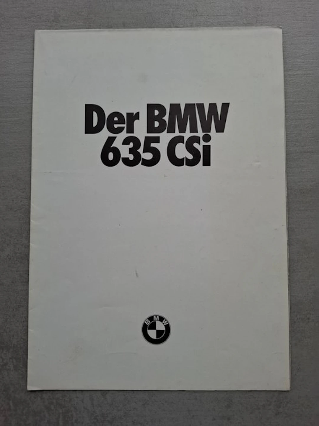 Brochure - BMW - 635 CSi