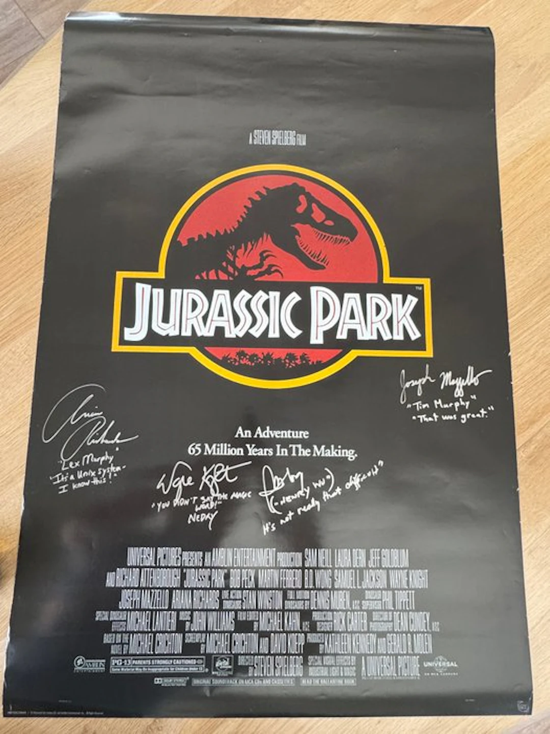 Signed by Ariana Richards